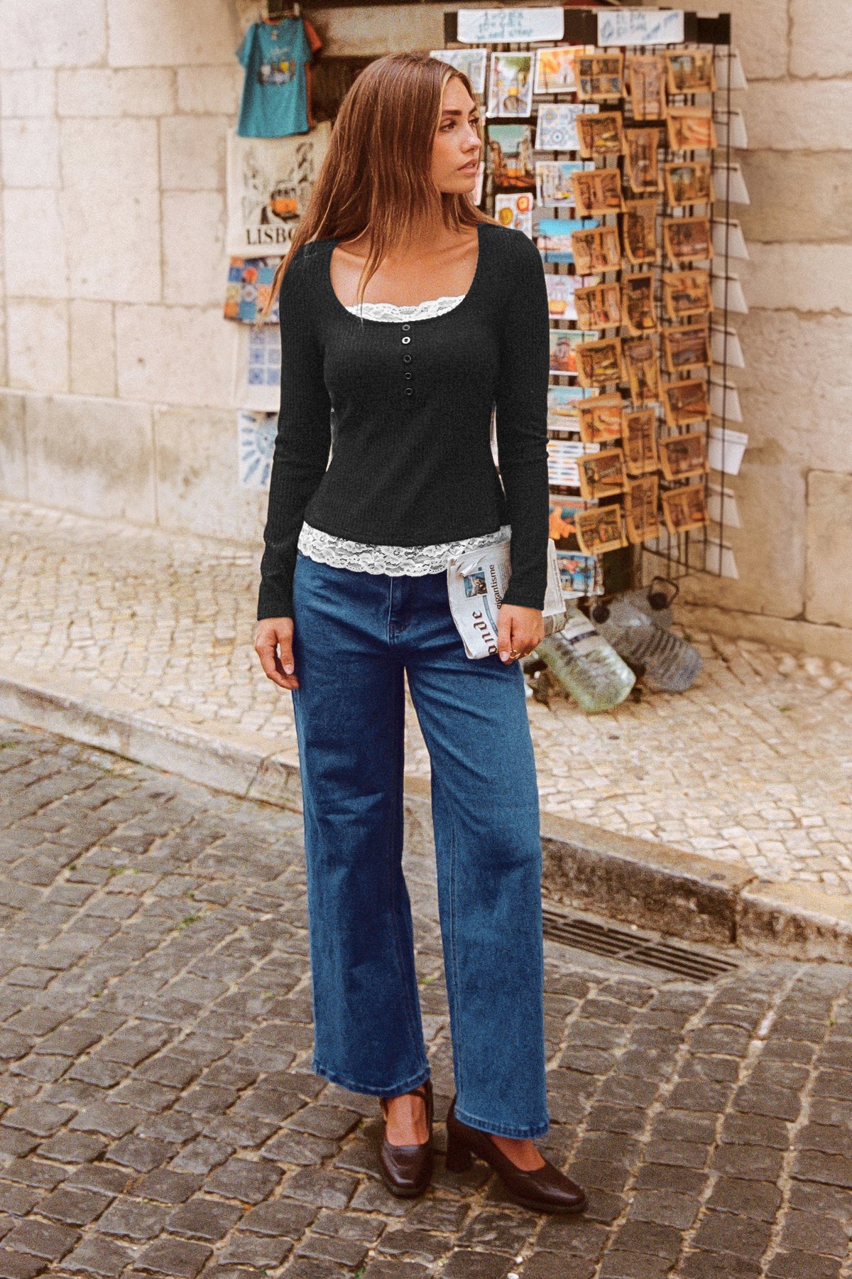 Delicate Matter Black Top