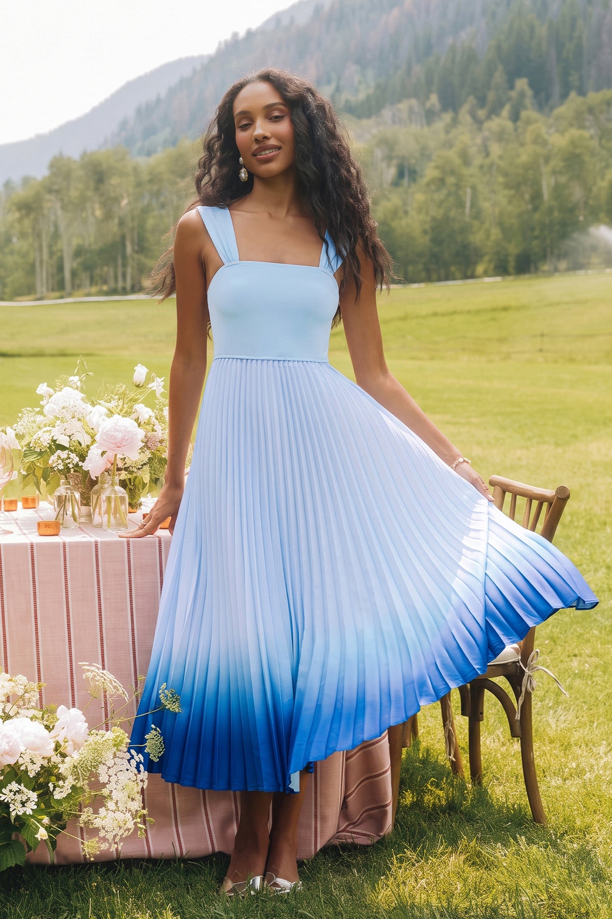 Dimmed Light Ombre Maxi Dress