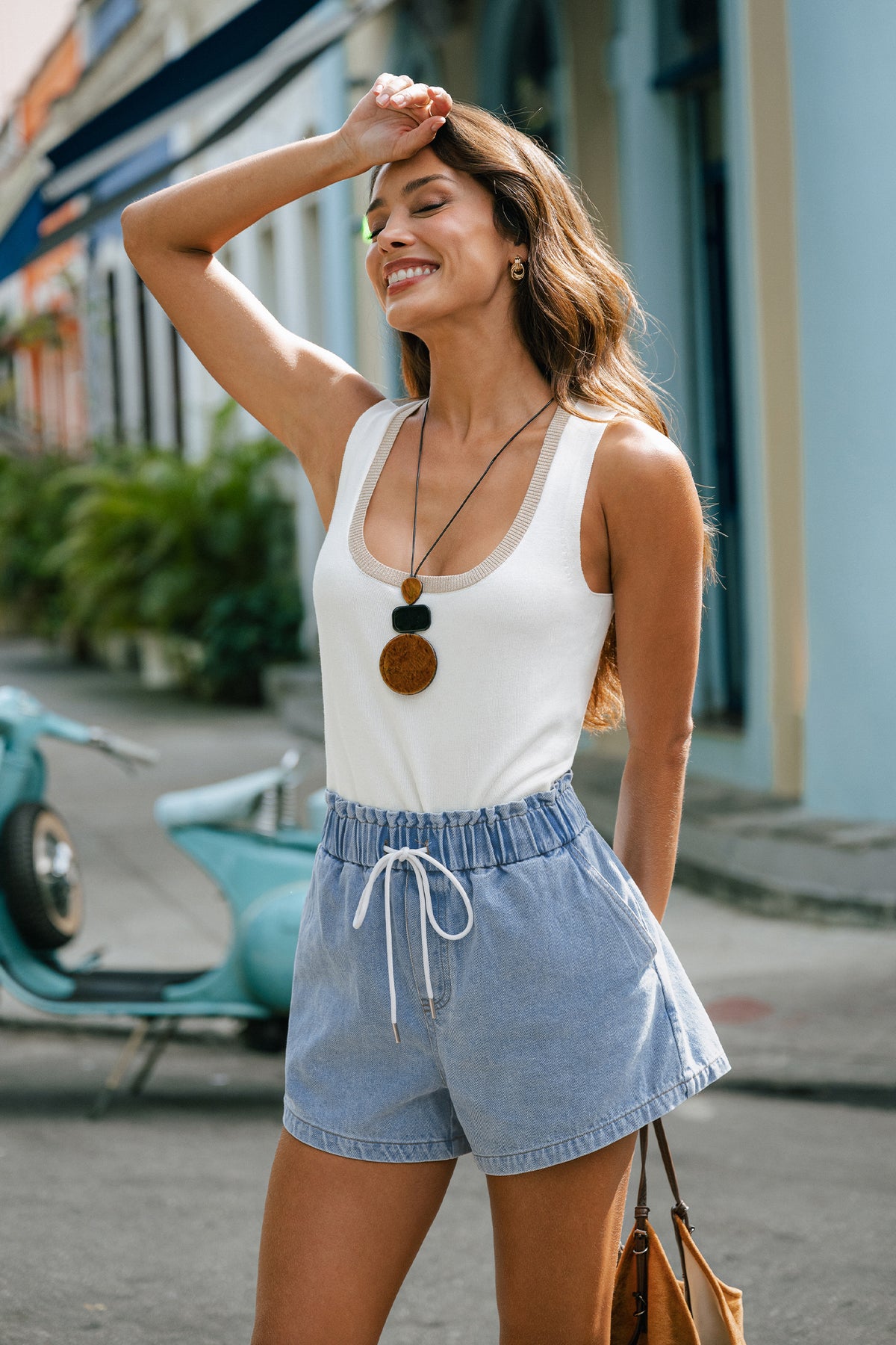 Double Take Blue Shorts