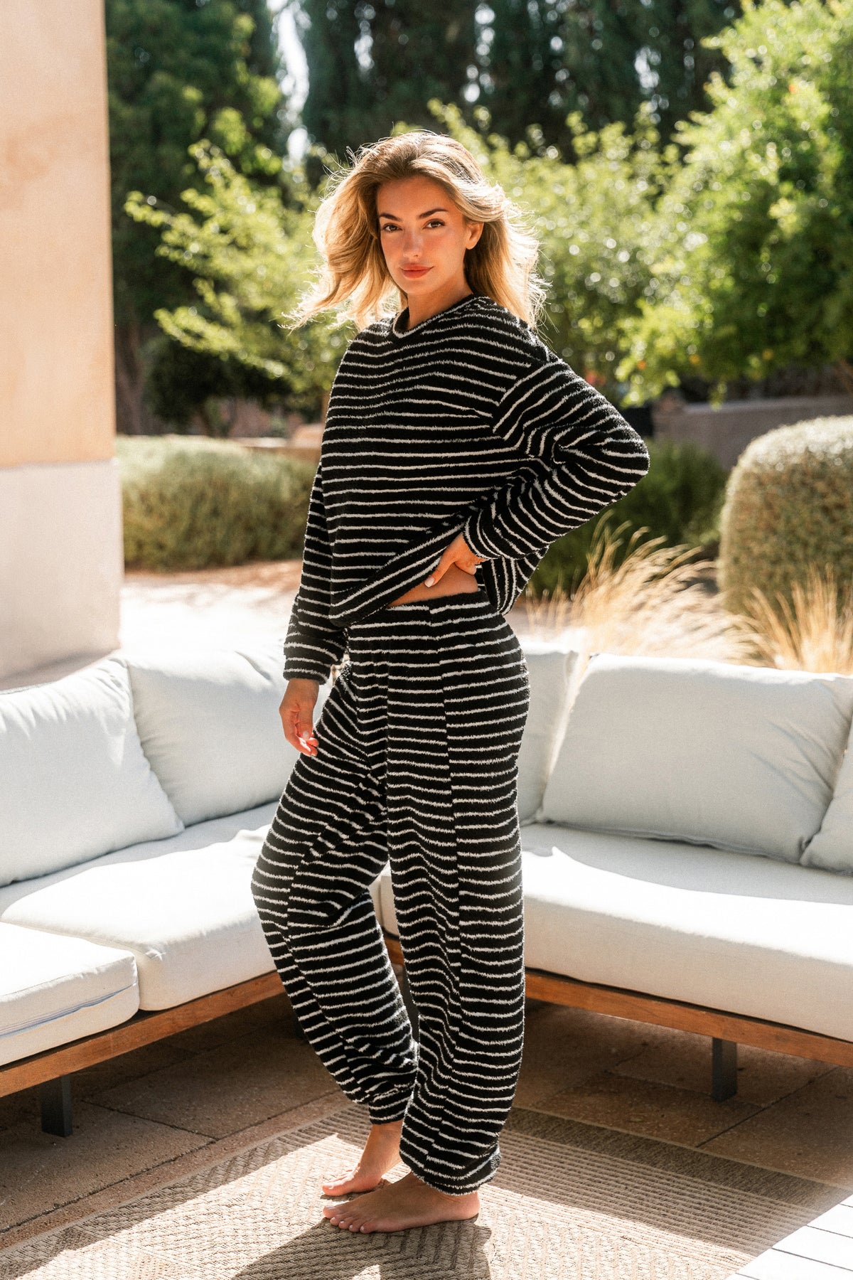 Dream Team Striped Pajama Set
