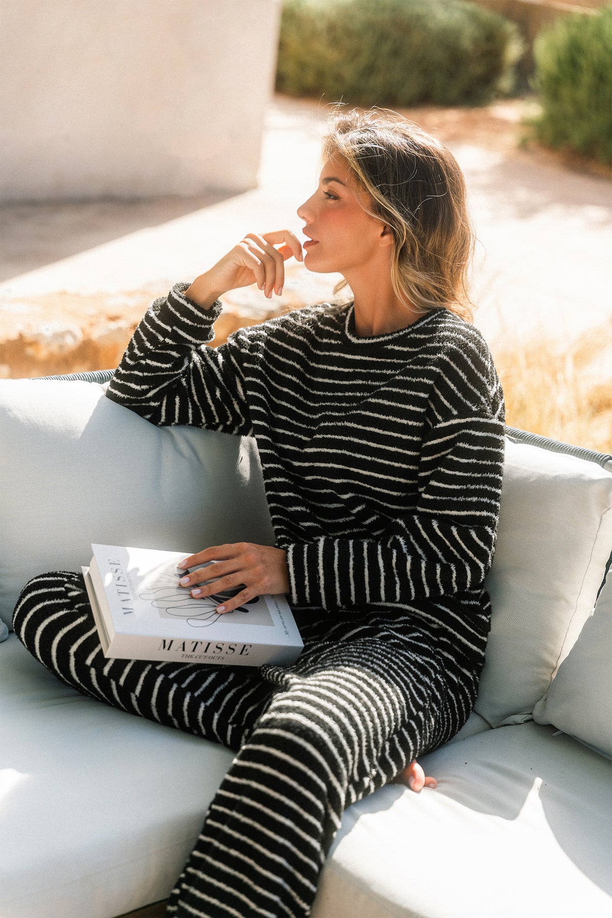 Dream Team Striped Pajama Set
