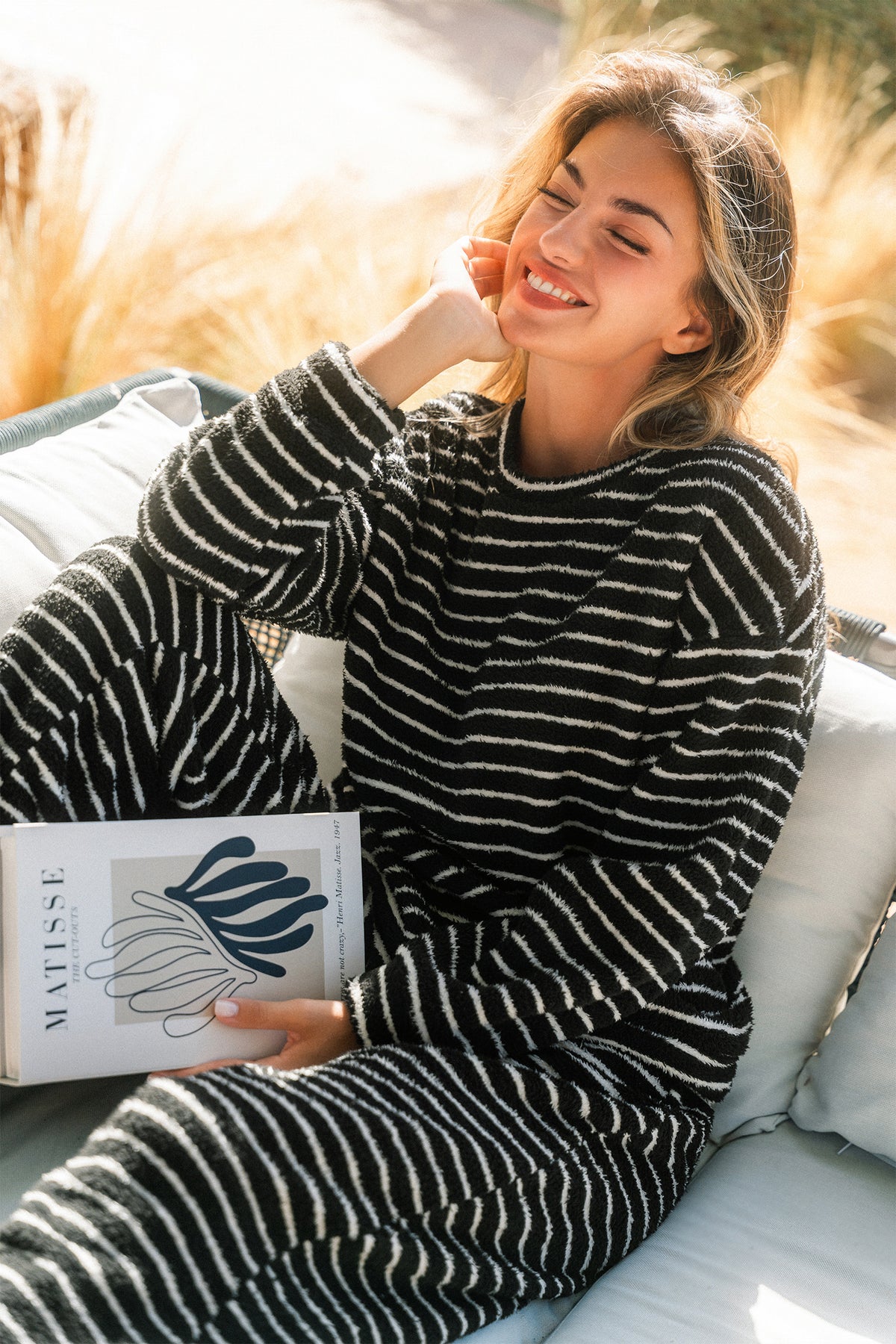 Dream Team Striped Pajama Set