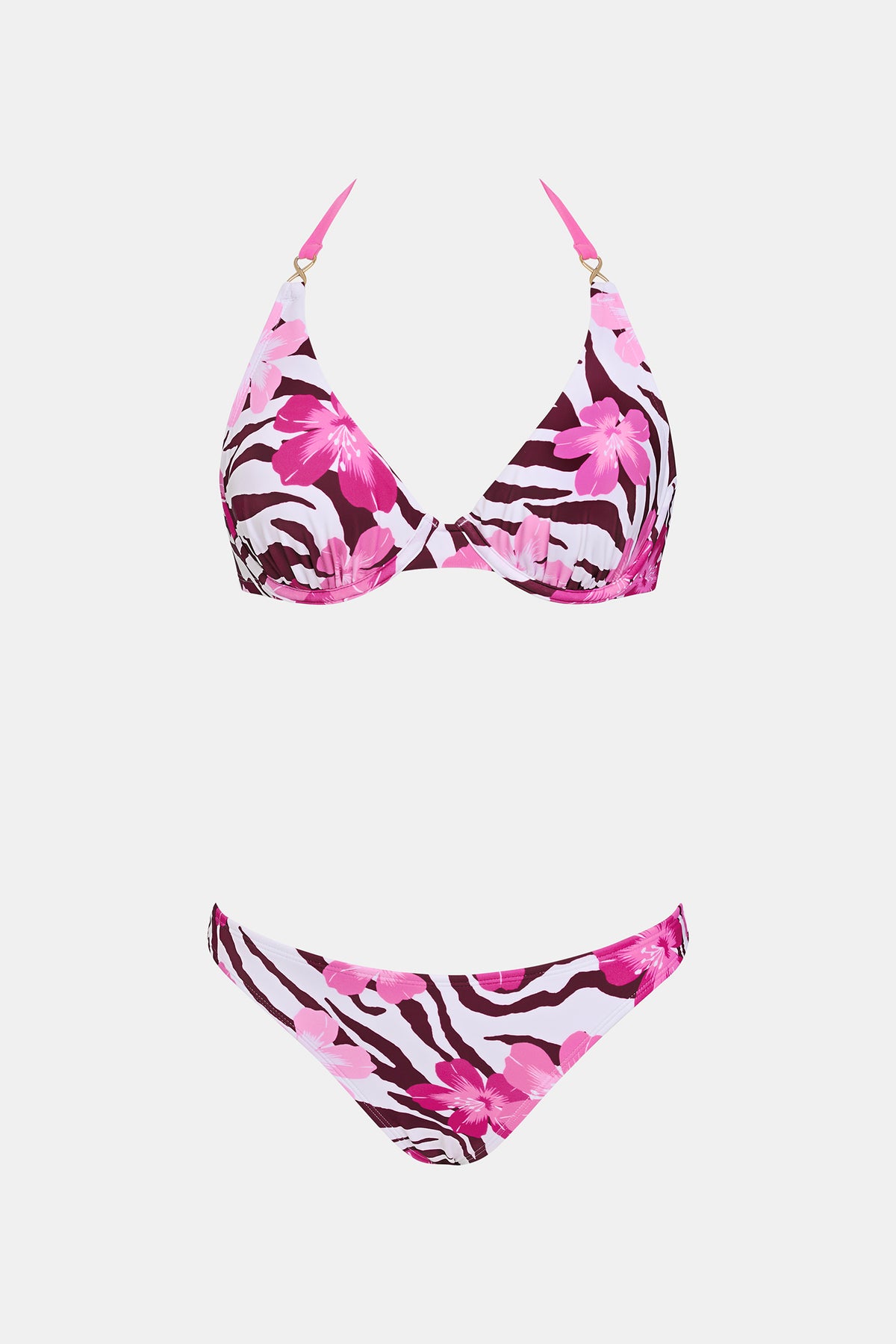 Enigma Mixed Print Bikini Set