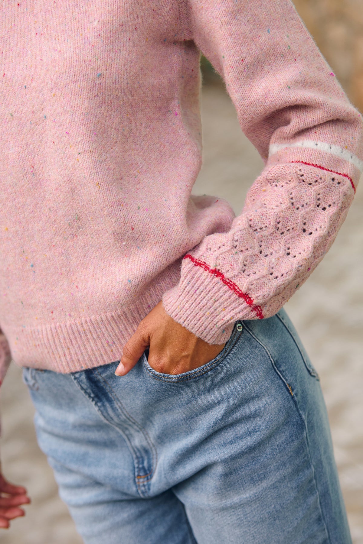 Fall Fair Pink Sweater