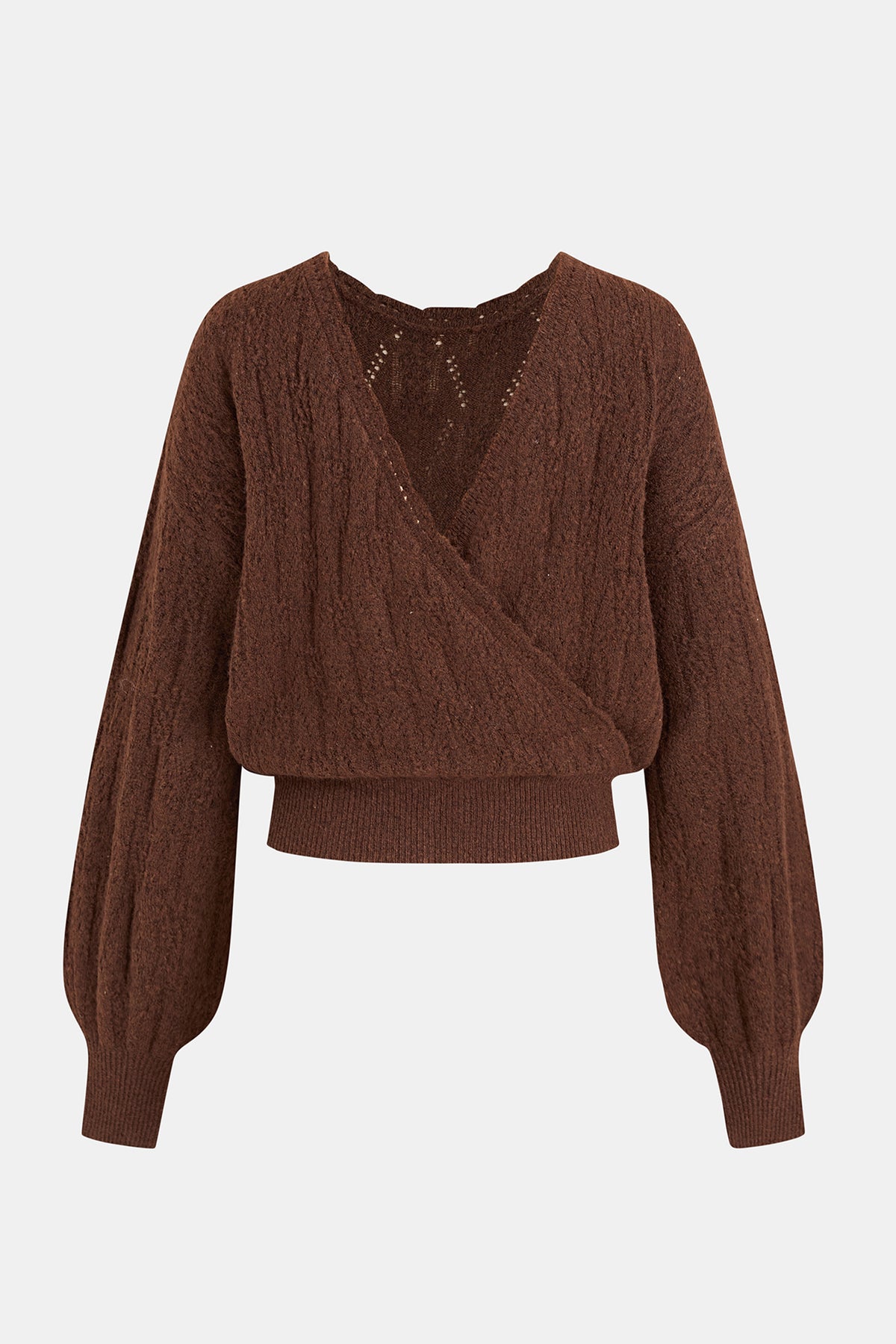 Falling for Fall Brown Reversible Sweater