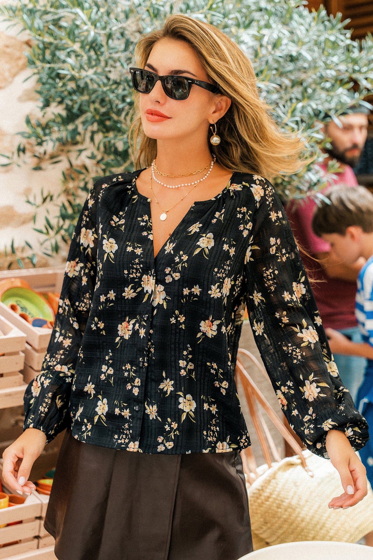 Fancy That Floral Blouse