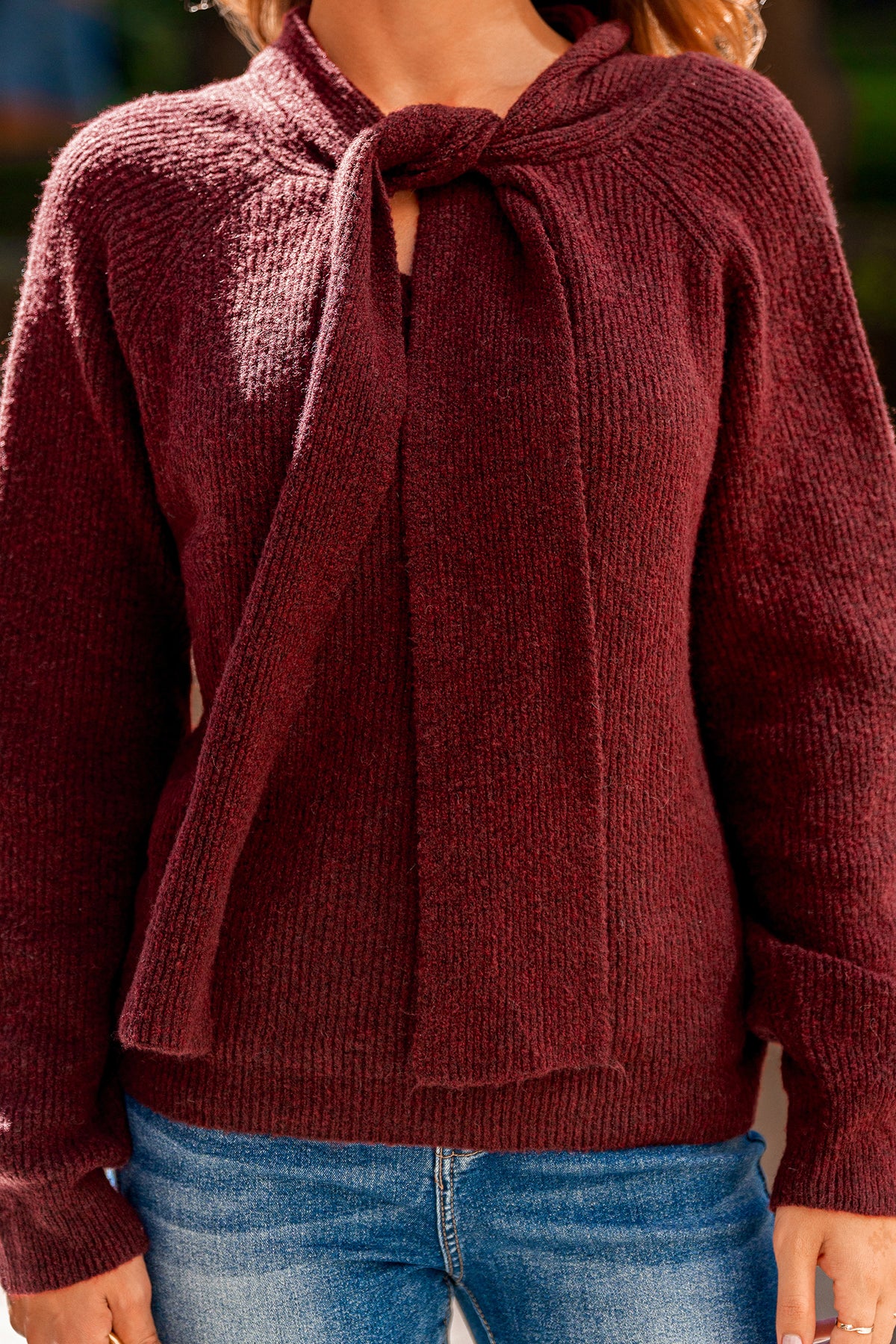 Finishing Touch Red Sweater