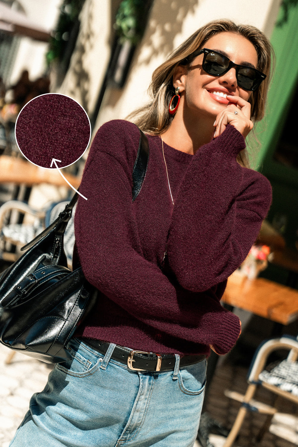 Fire Away Red Sweater