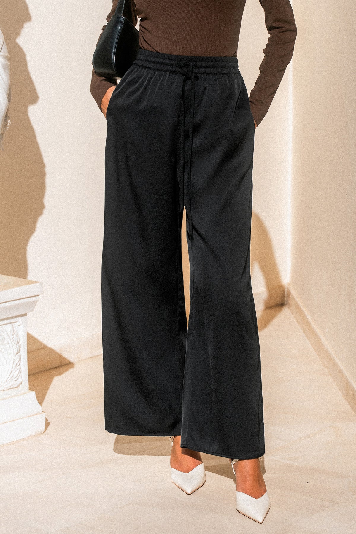Going With It Black Pants