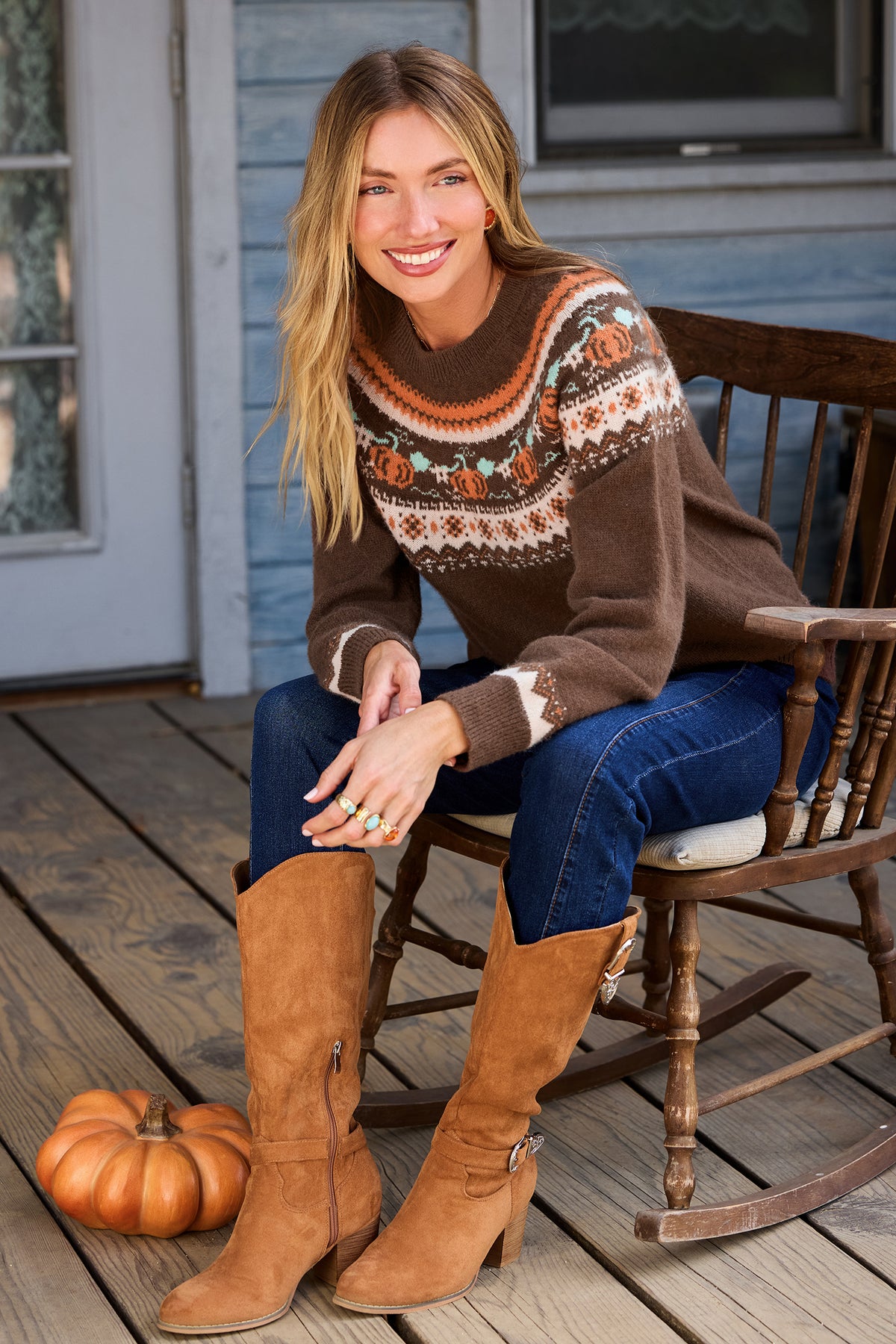 Golden Harvest Brown Sweater