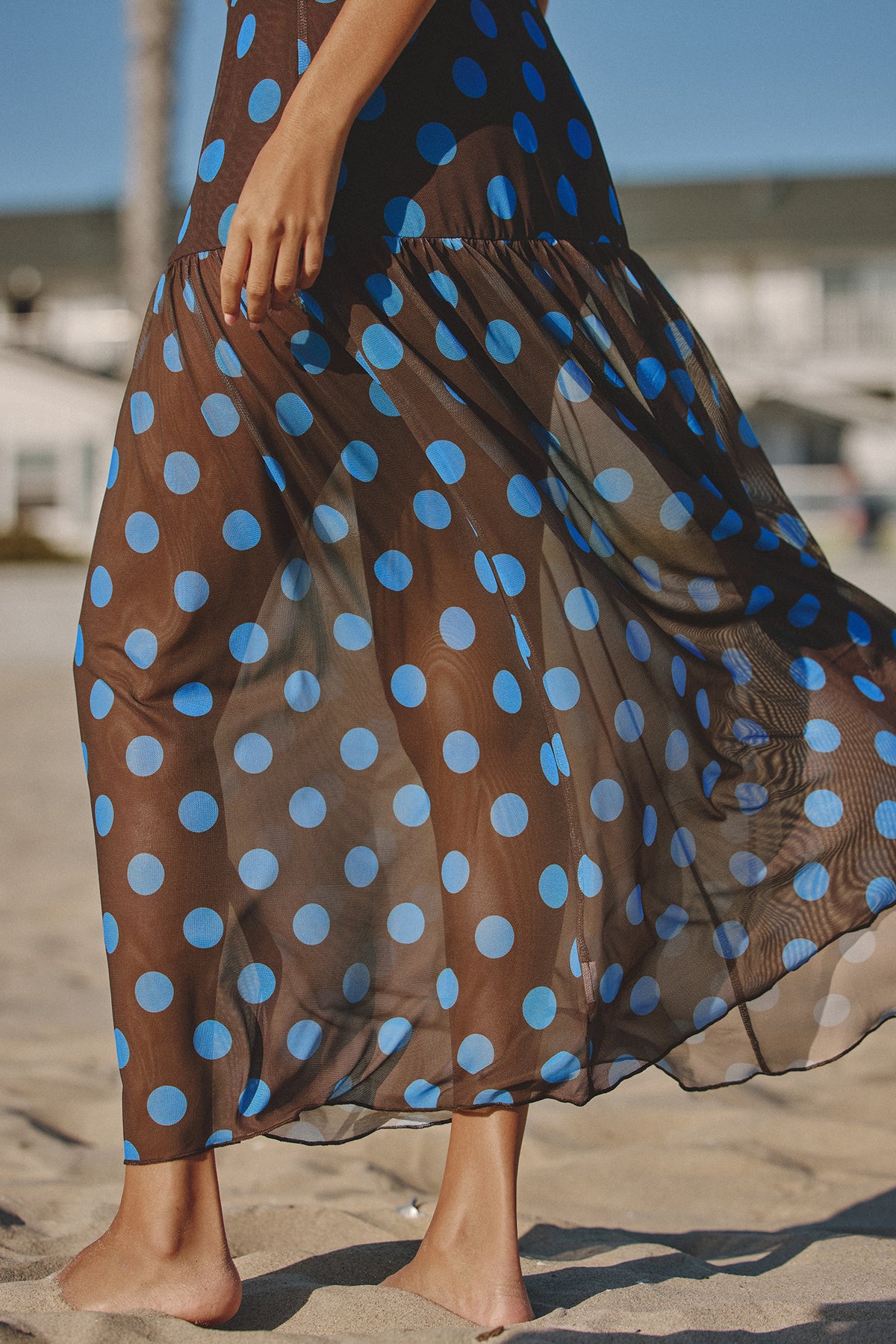 Golden Hour Photo Polka Dot Cover-Up Sarong