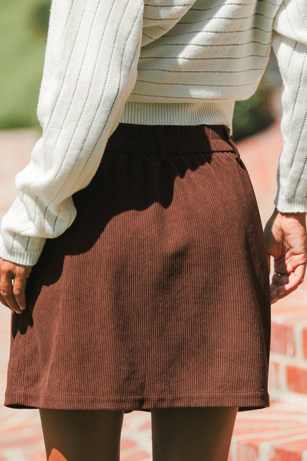 Good for the Soul Brown Mini Skirt