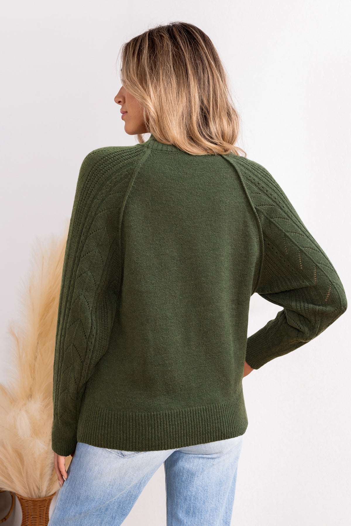 High & Mighty Green Sweater