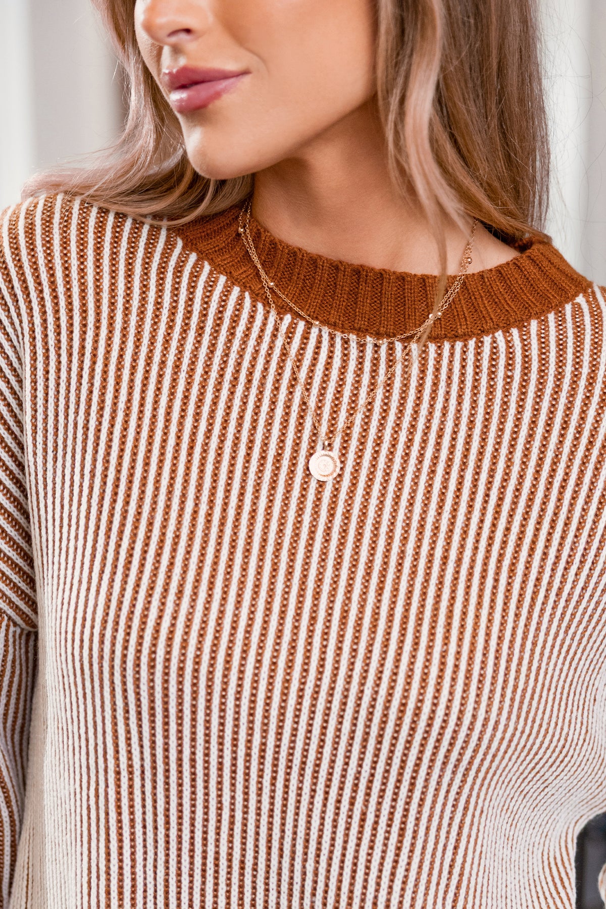 Hot Fudge Striped Sweater