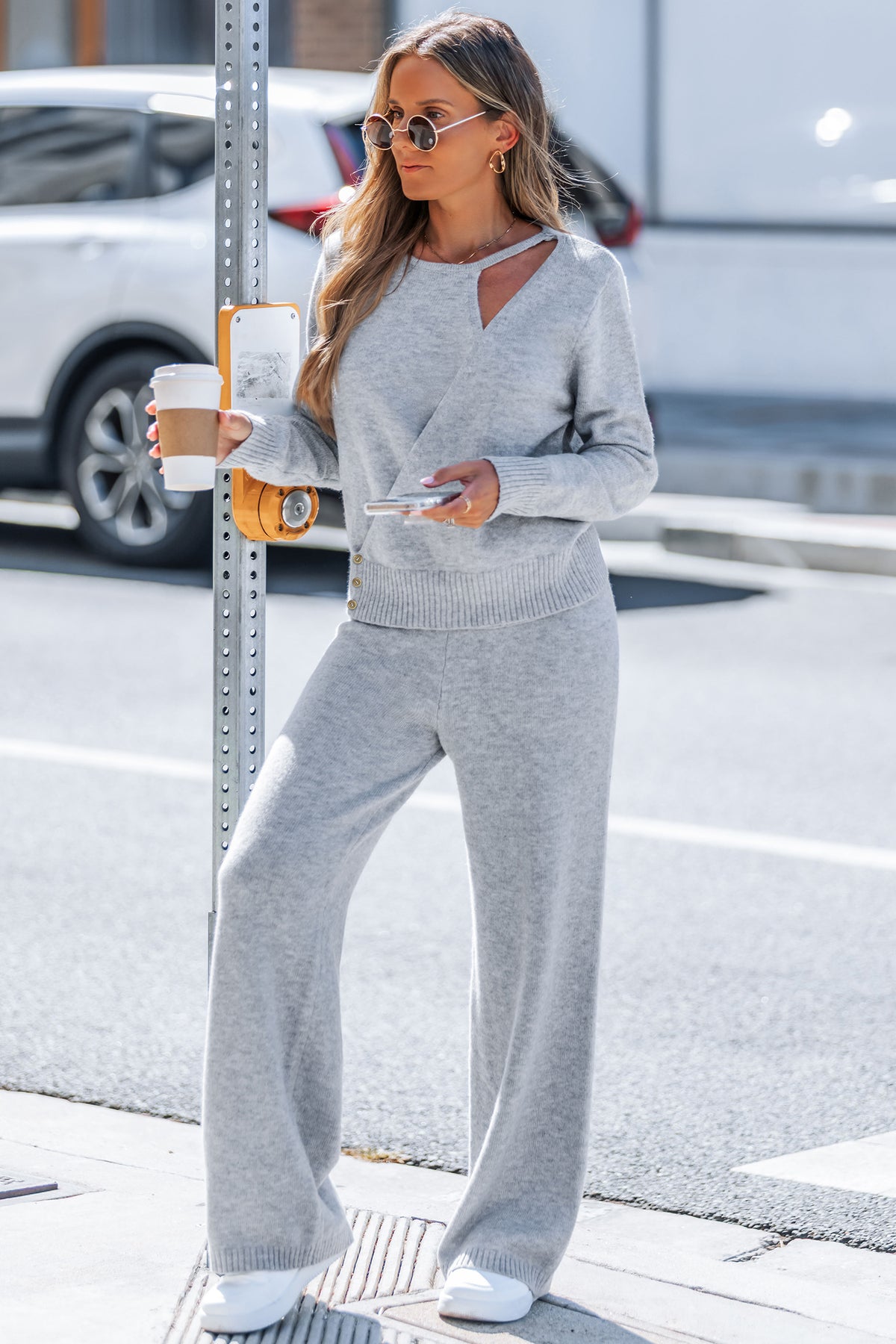 Hushed Tones Grey Pants