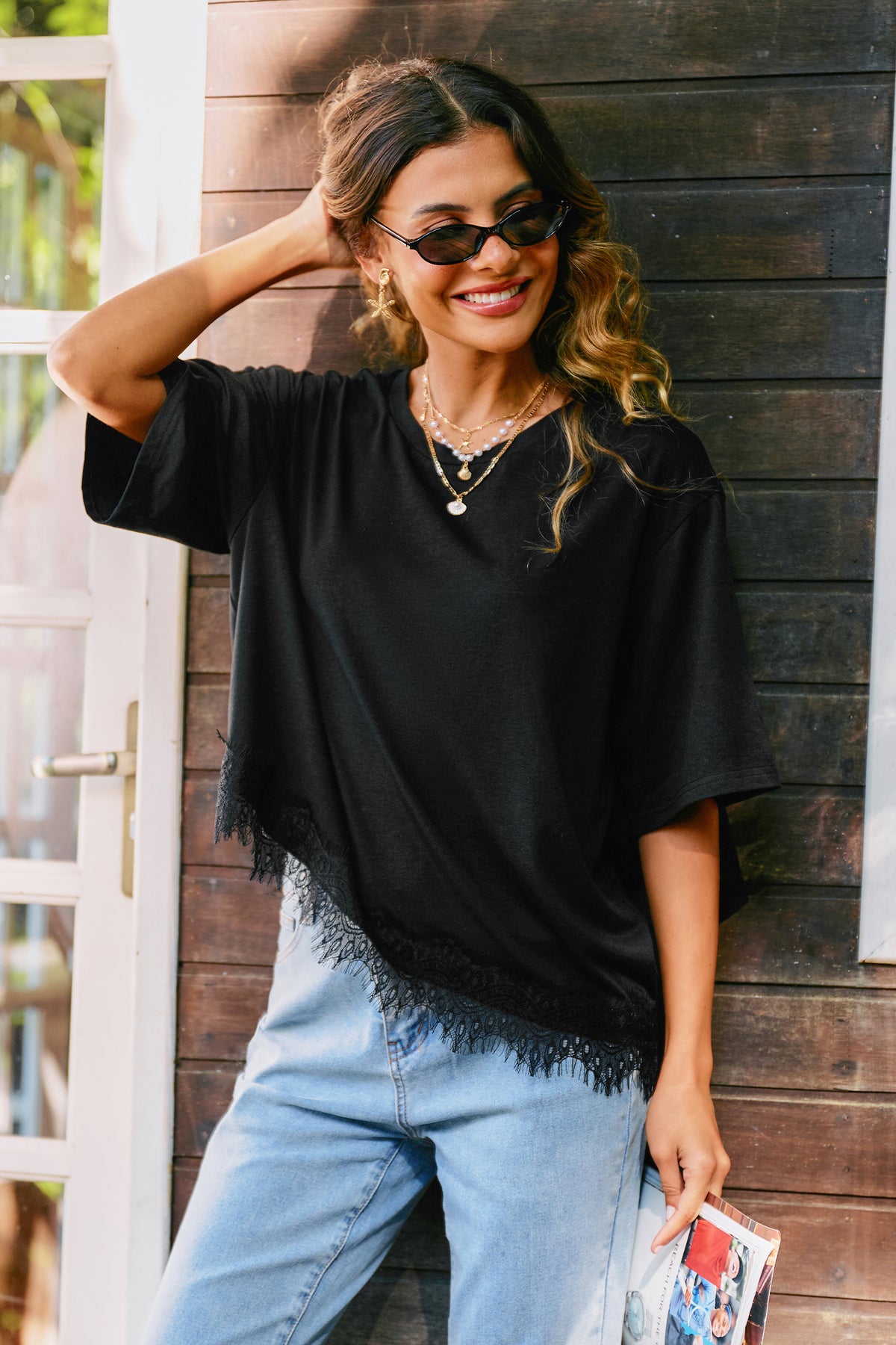 Iconic Black Tee