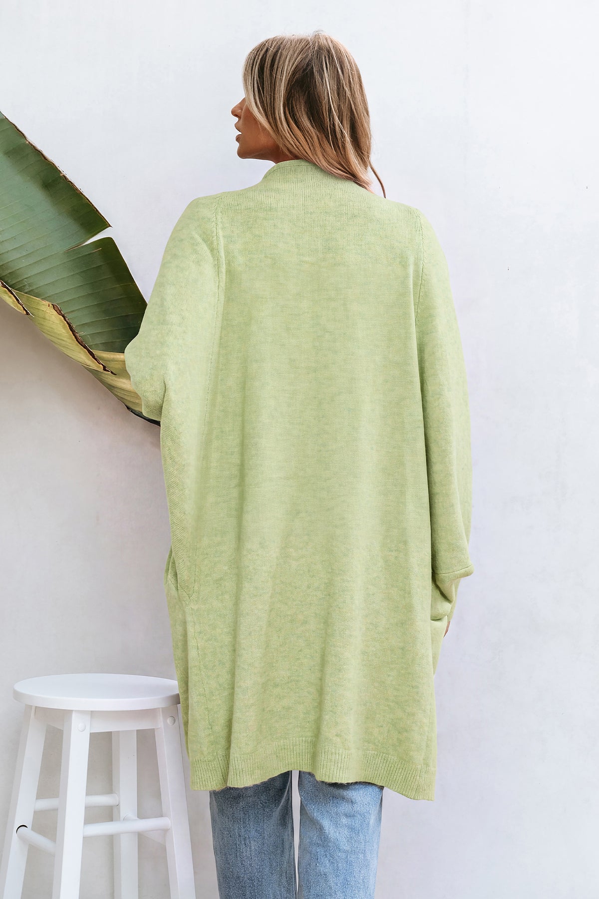 In No Hurry Green Cardigan
