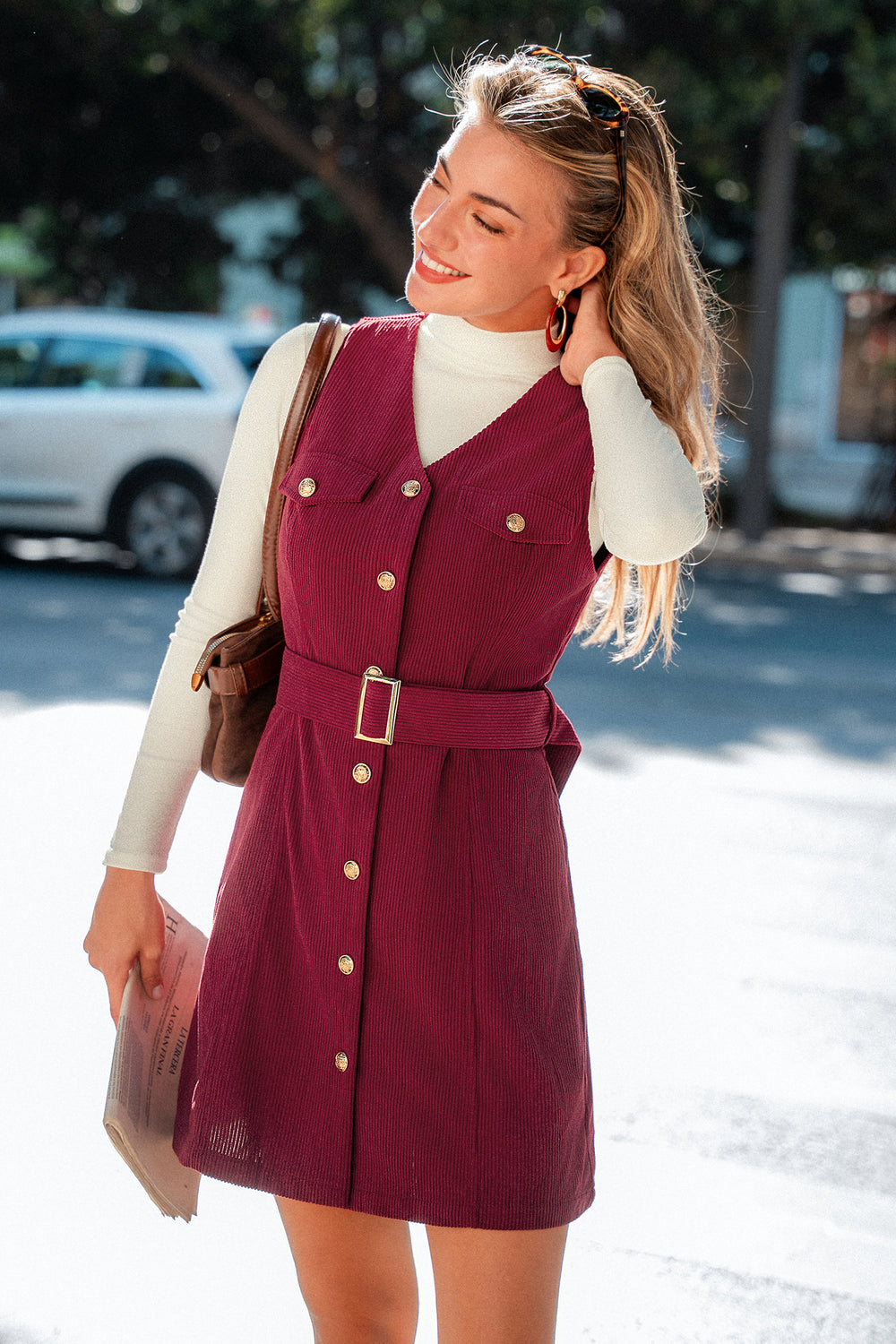 In the City Red Mini Dress