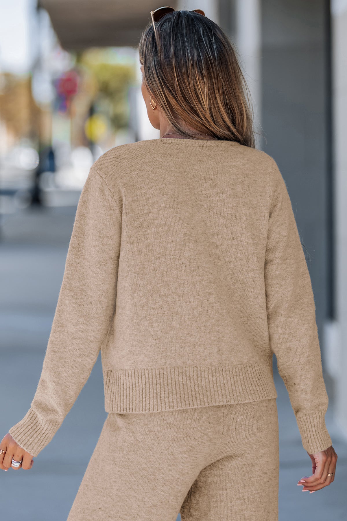 In the Know Khaki Sweater