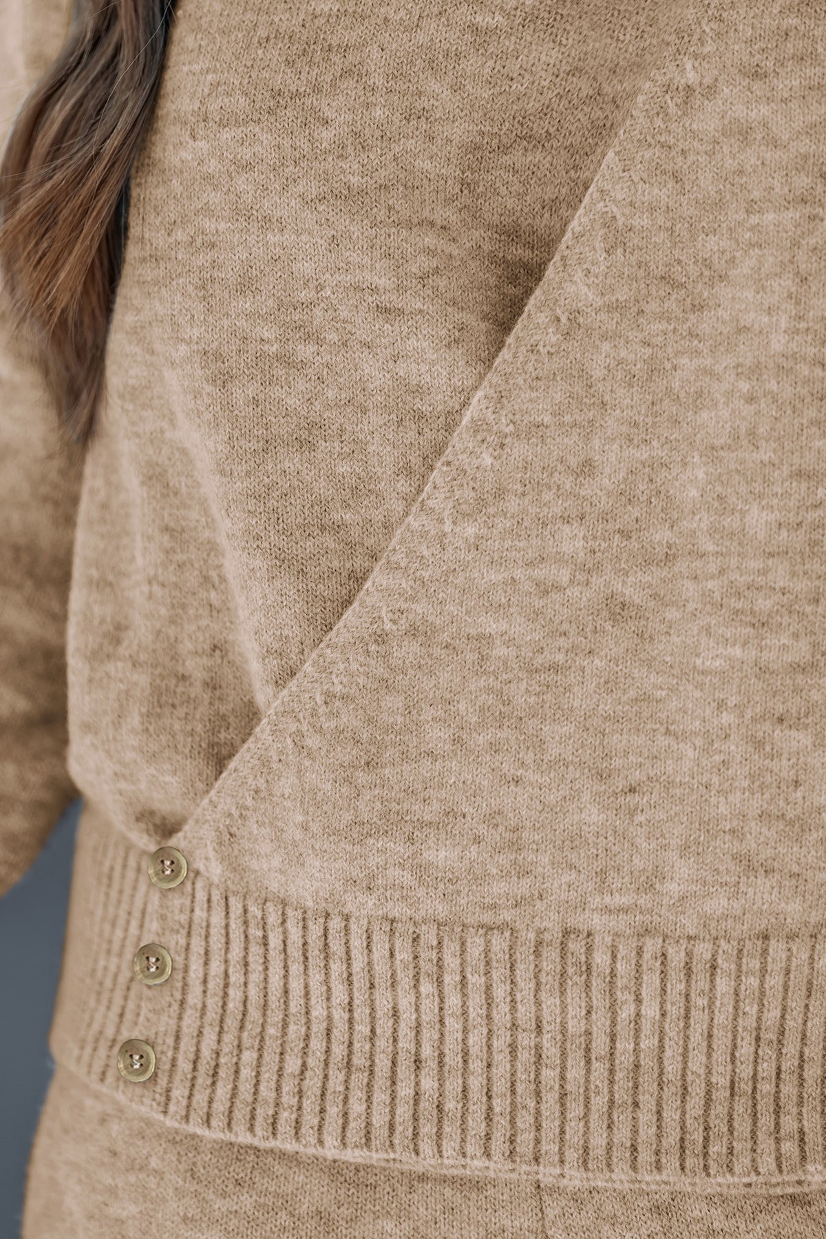 In the Know Khaki Sweater