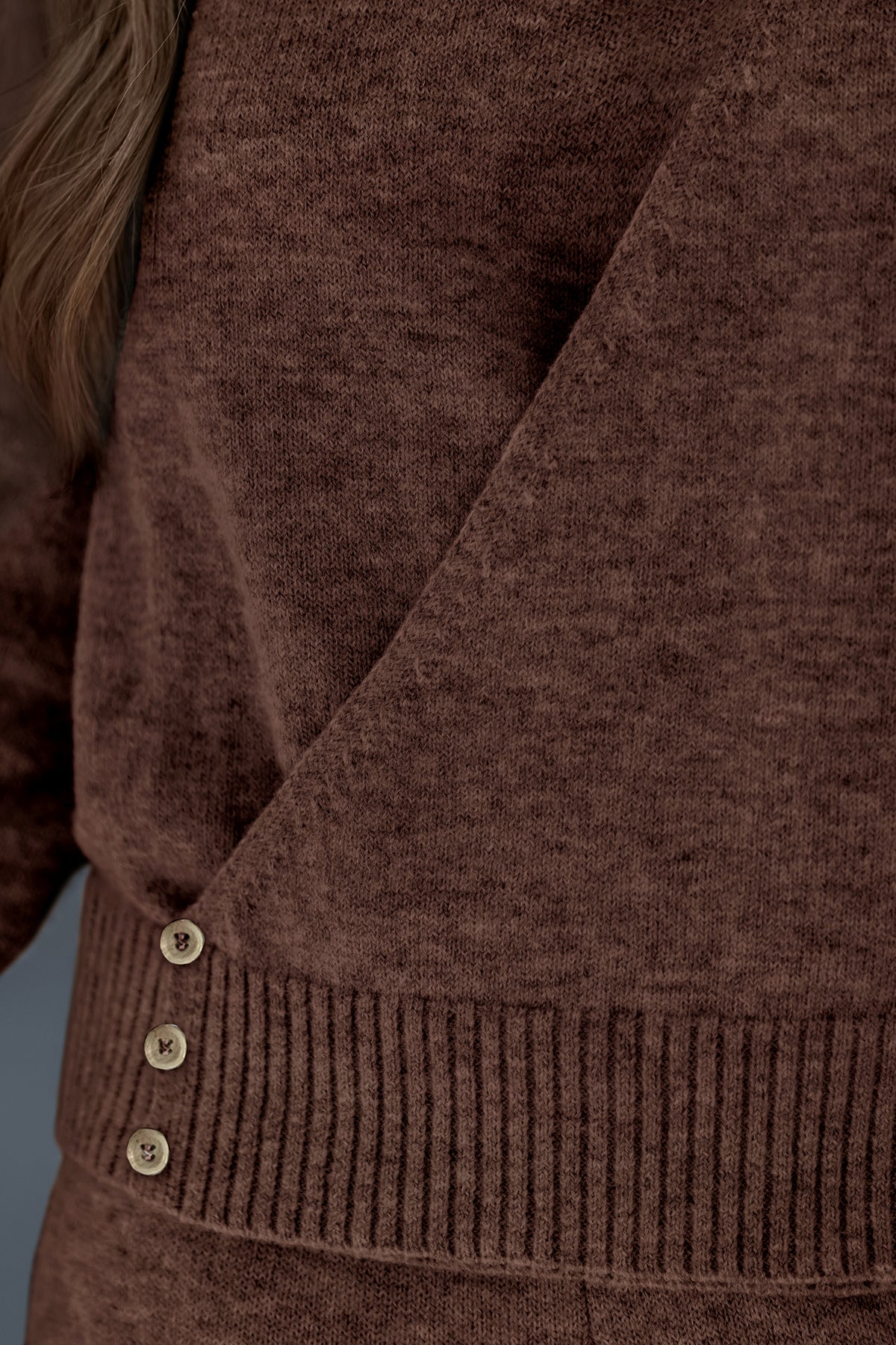 In the Know Brown Sweater
