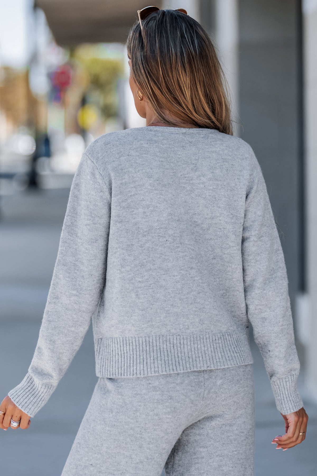 In the Know Grey Sweater