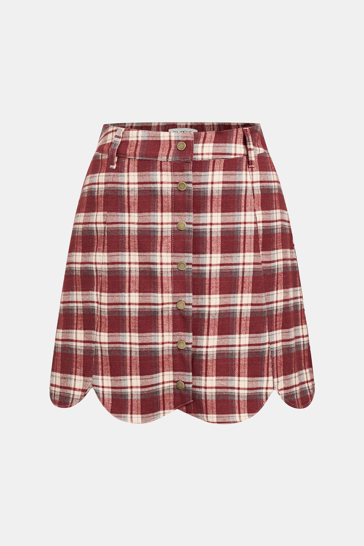 In the Mountains Plaid Mini Skirt