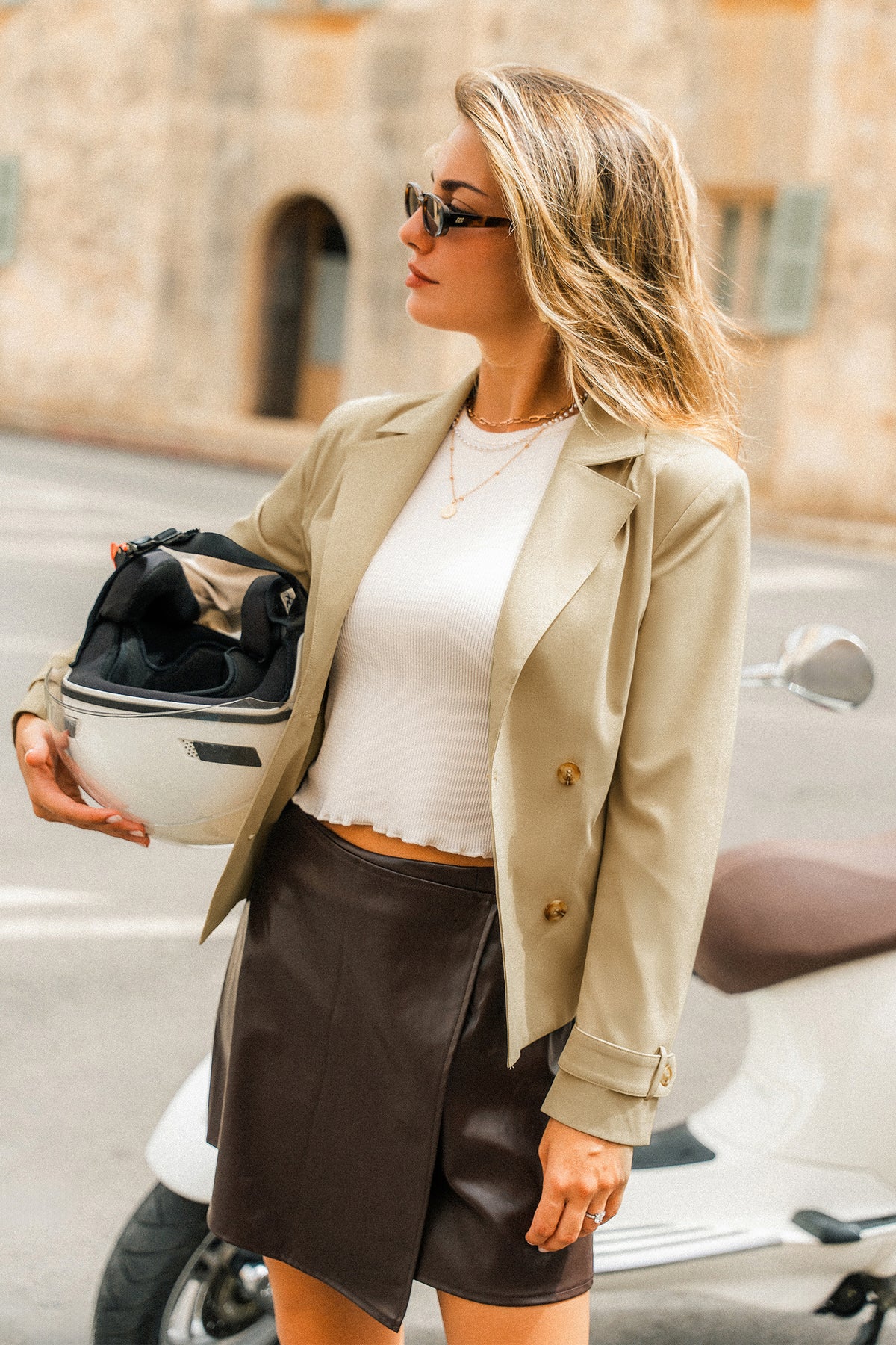 In Transit Khaki Trench Coat