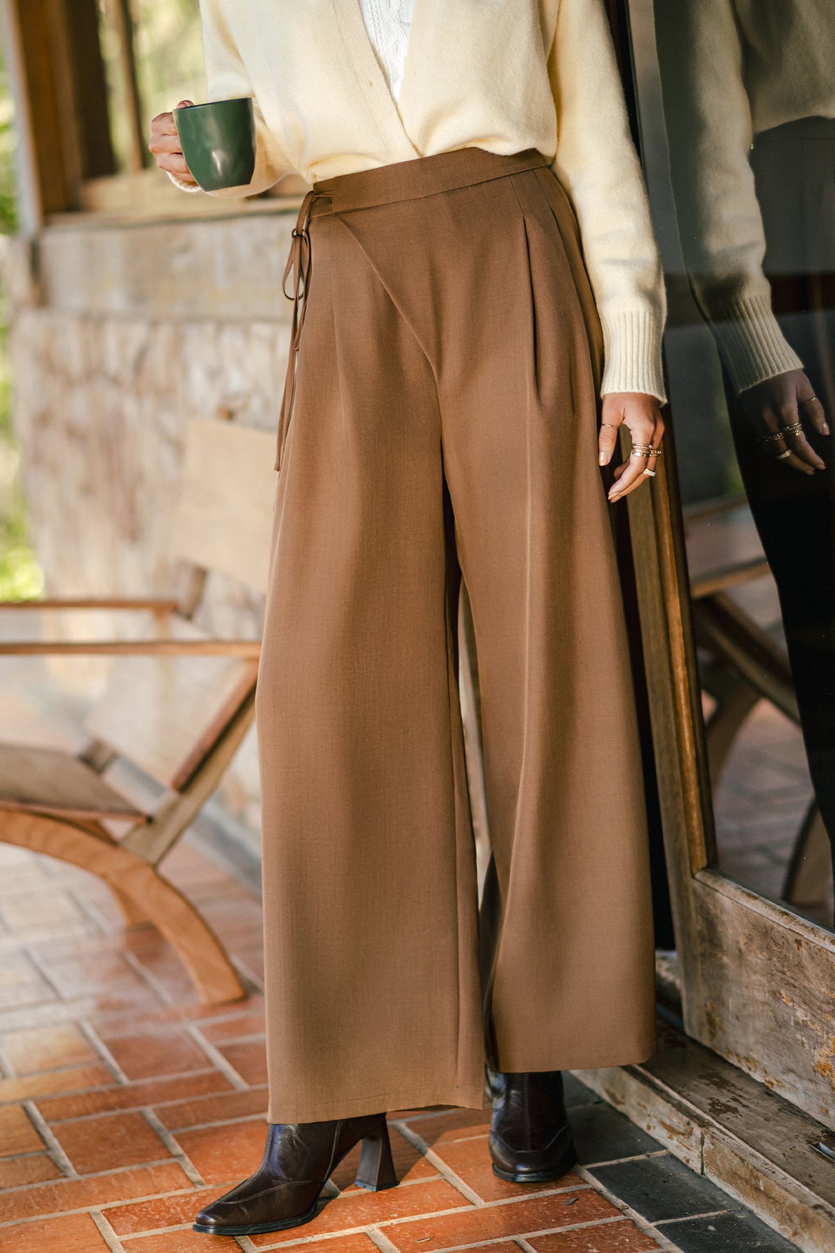 It Girl Energy Brown Pants