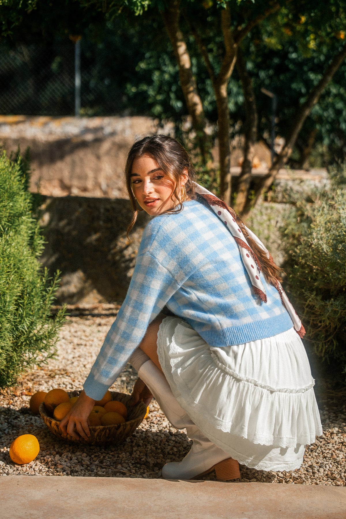 Jam Session Gingham Cardigan
