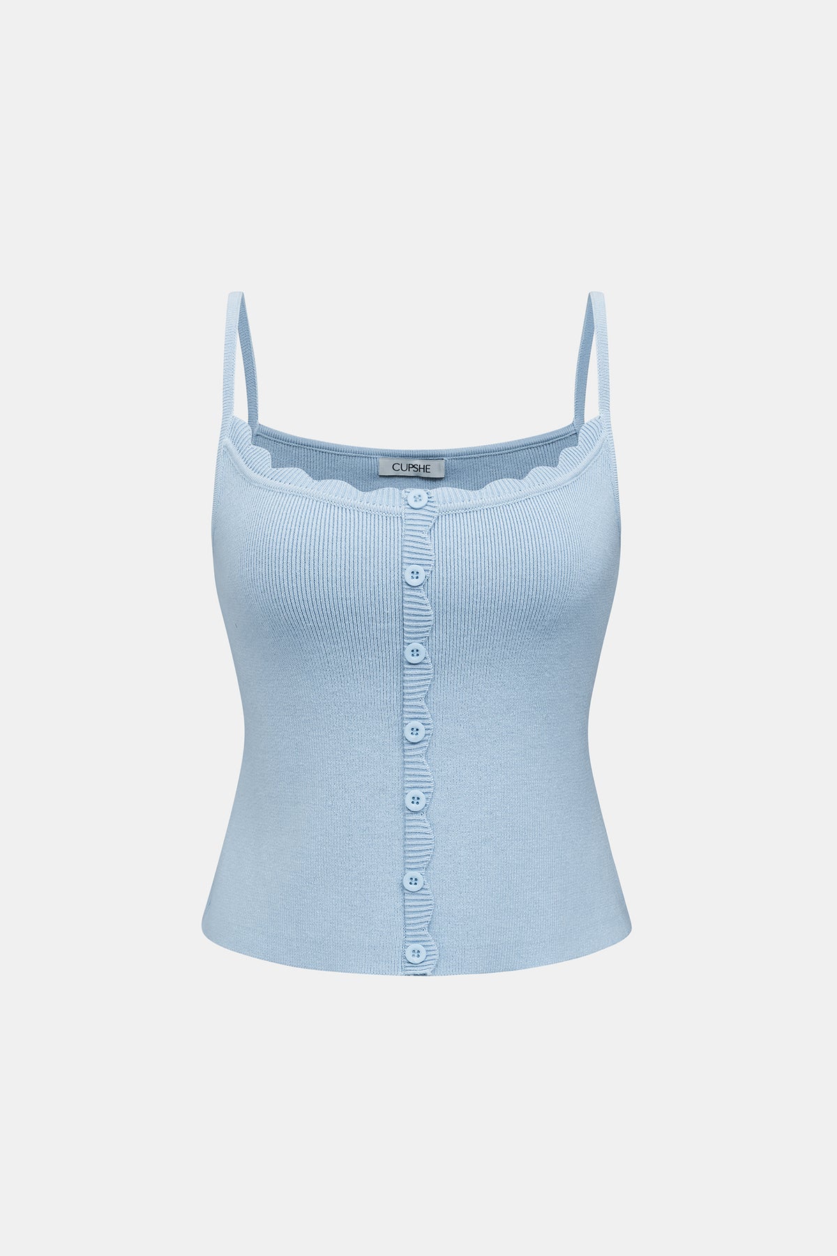 Just Lovely Blue Knit Top