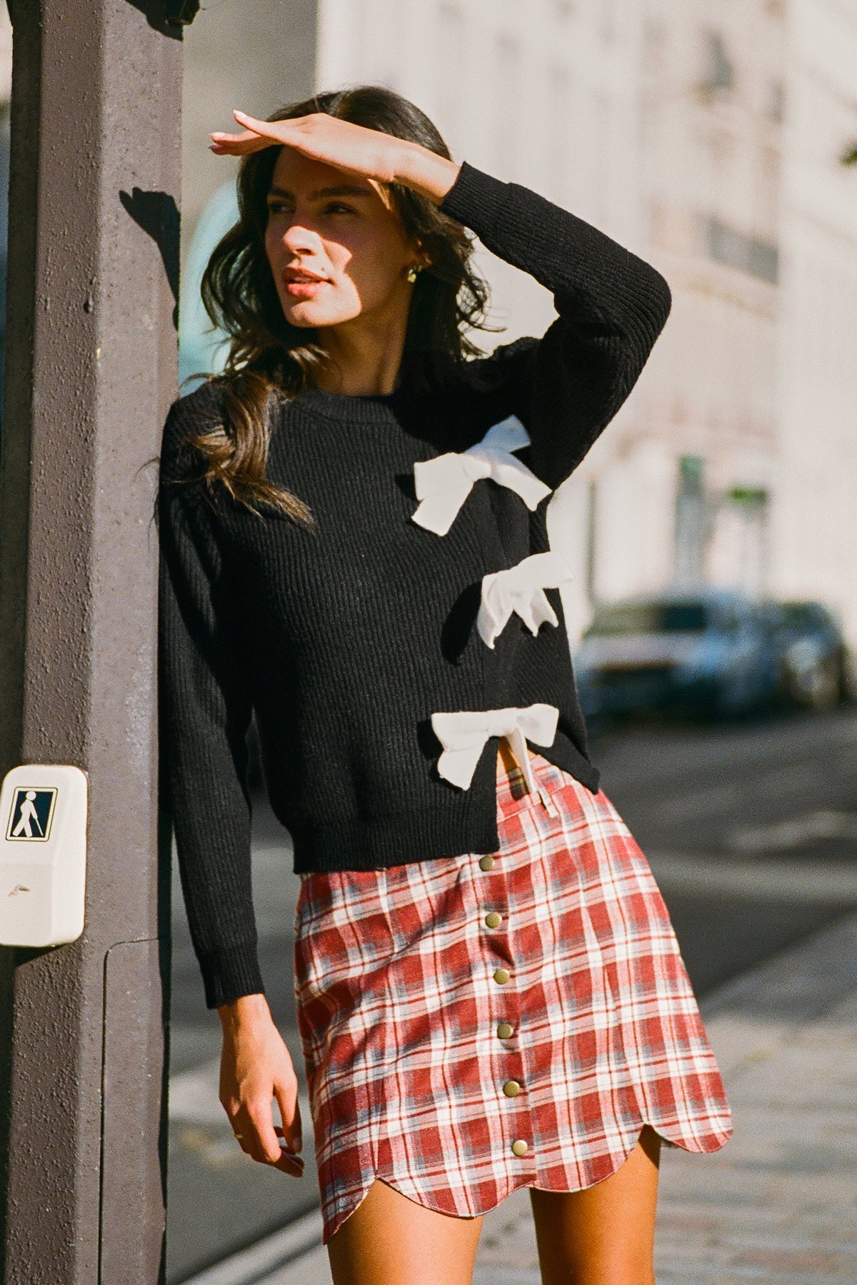 Knot Quite Black Sweater