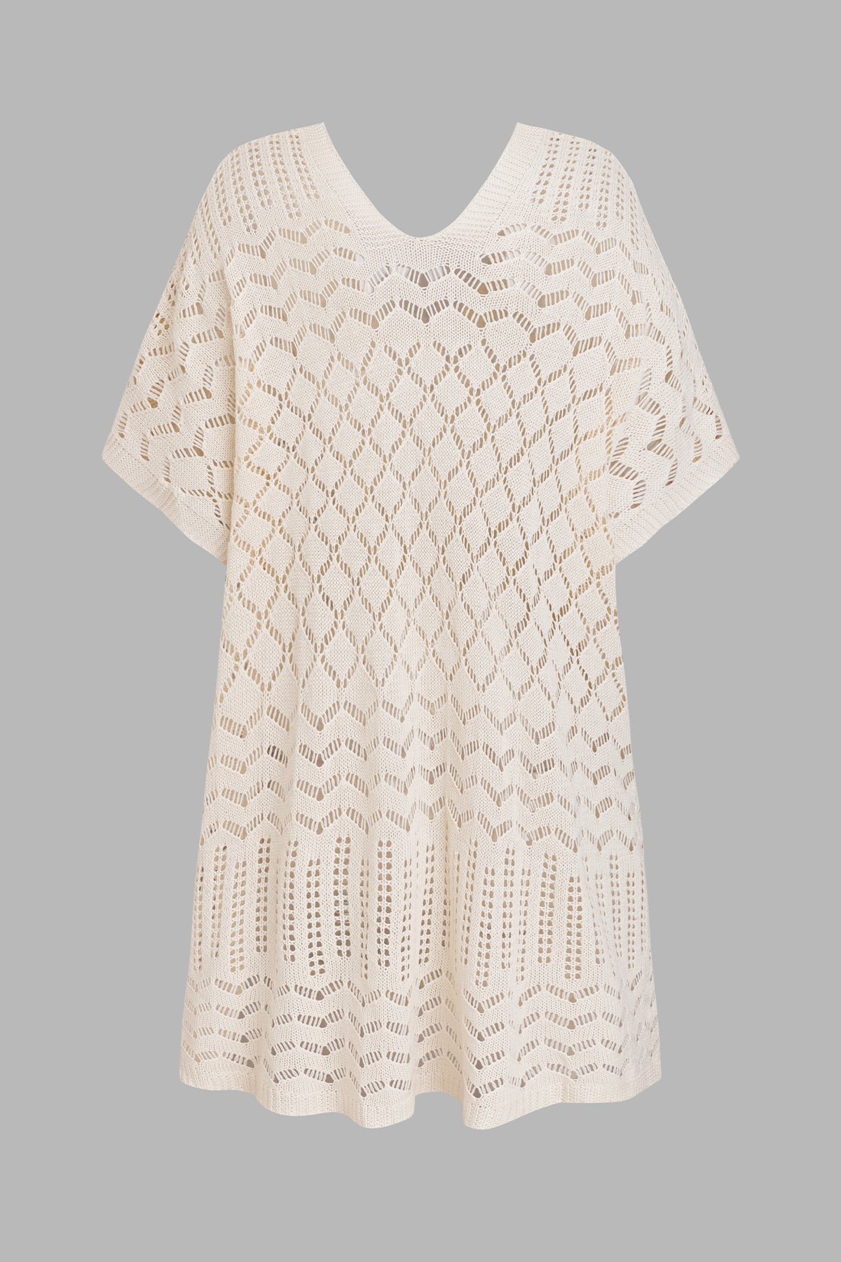 Laguna Escape Beige Cover-Up Mini Dress
