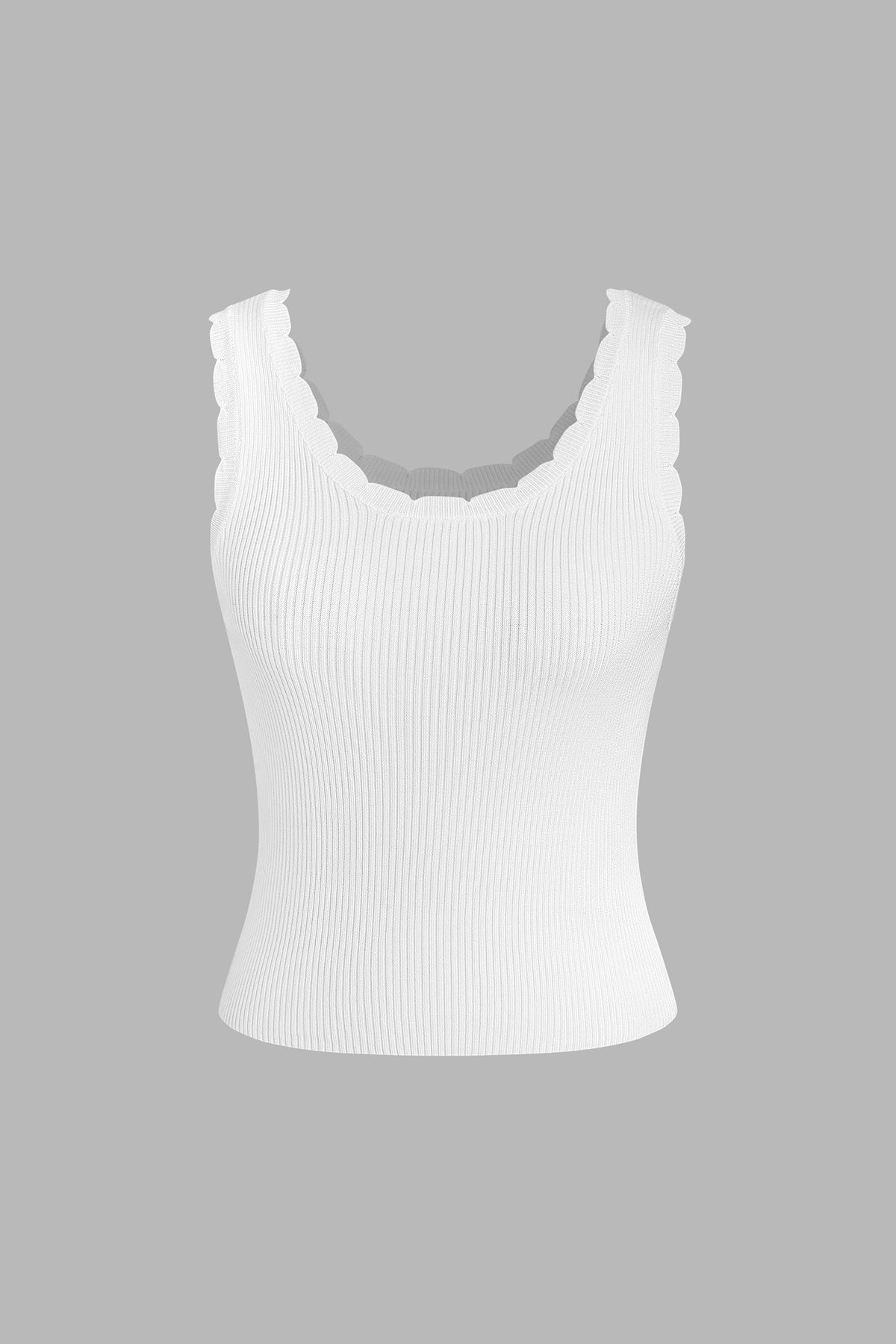 Latte Run White Tank Top