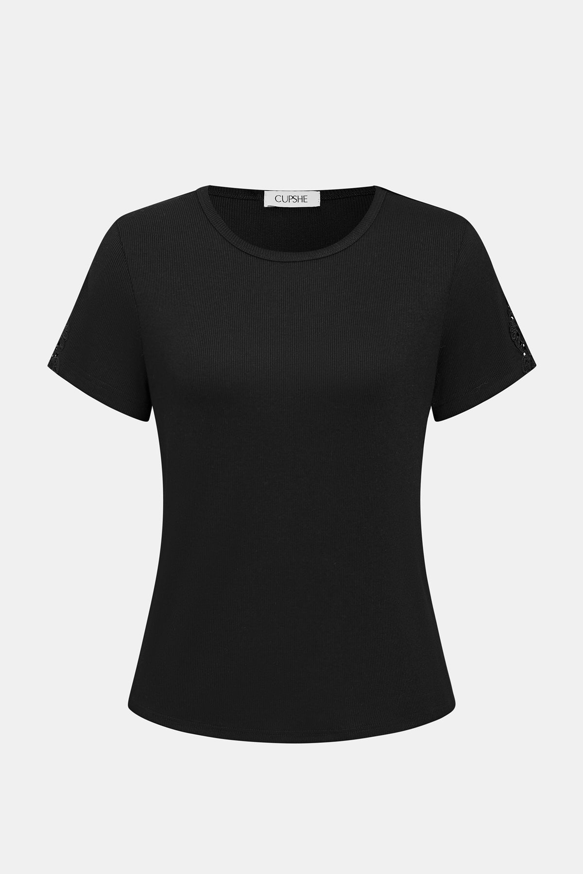 Let's Stay Awhile Black Tee