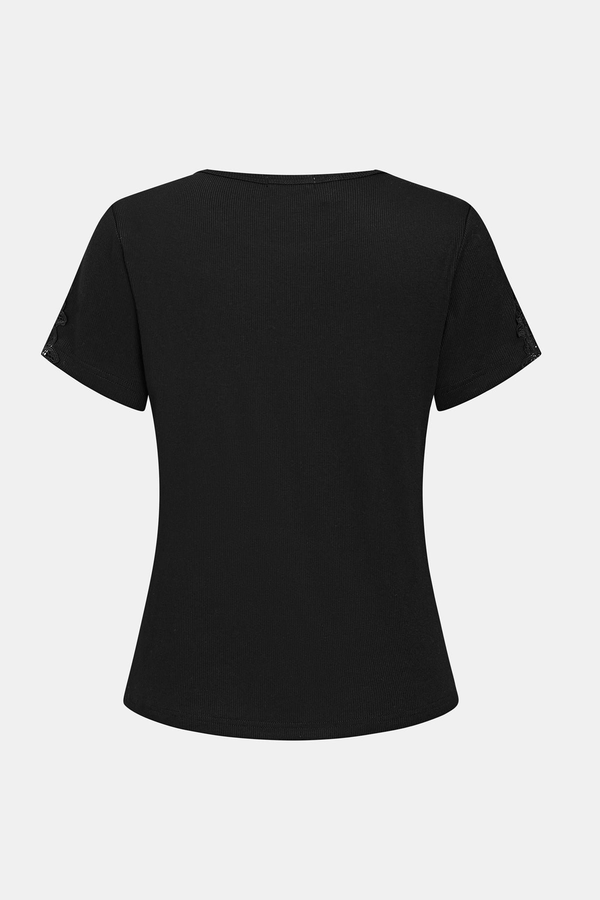 Let's Stay Awhile Black Tee