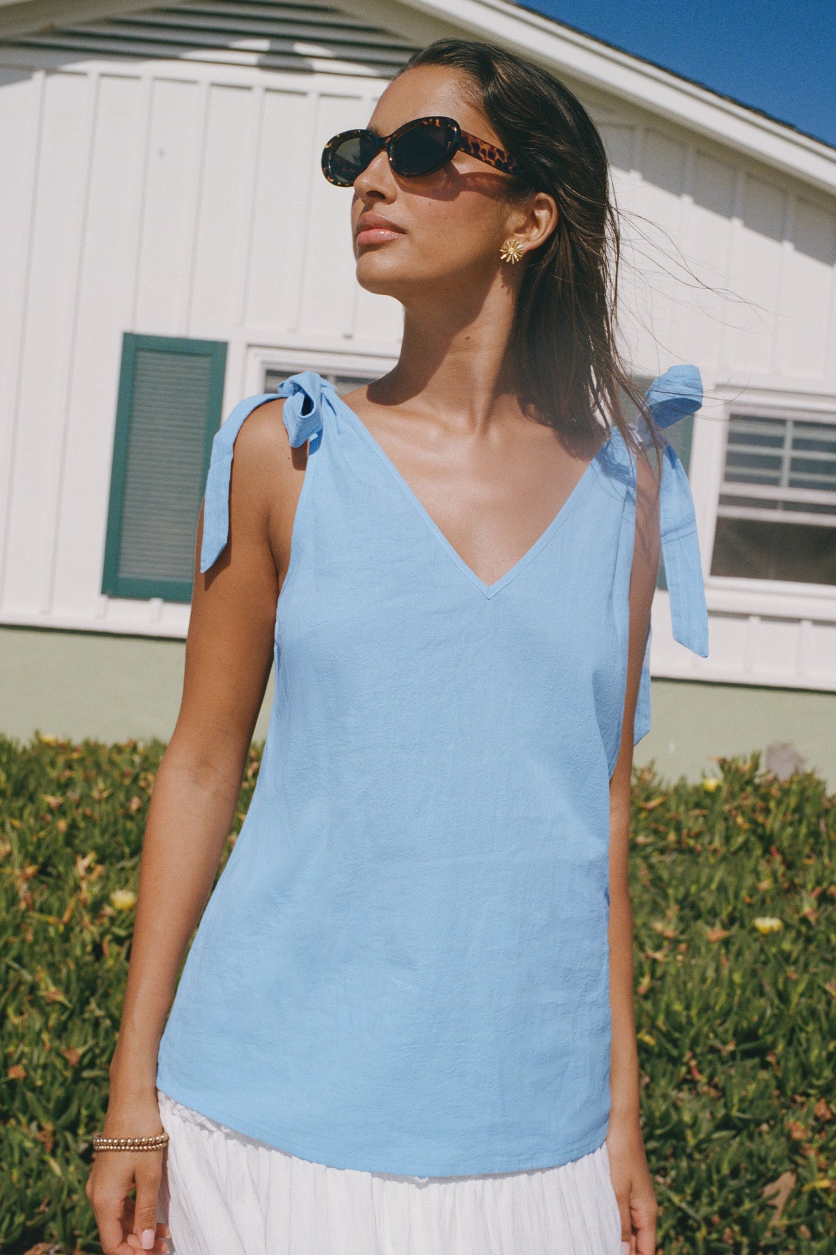 Lost Track of Time Blue Top
