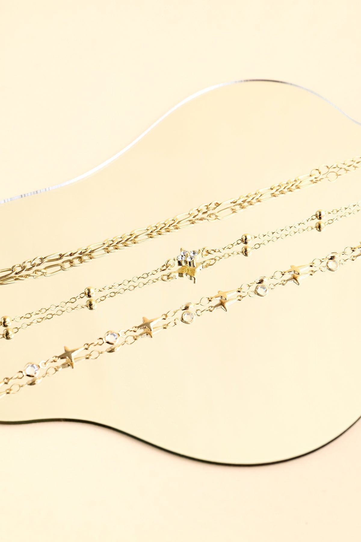Love Struck Gold-Tone Anklet Set