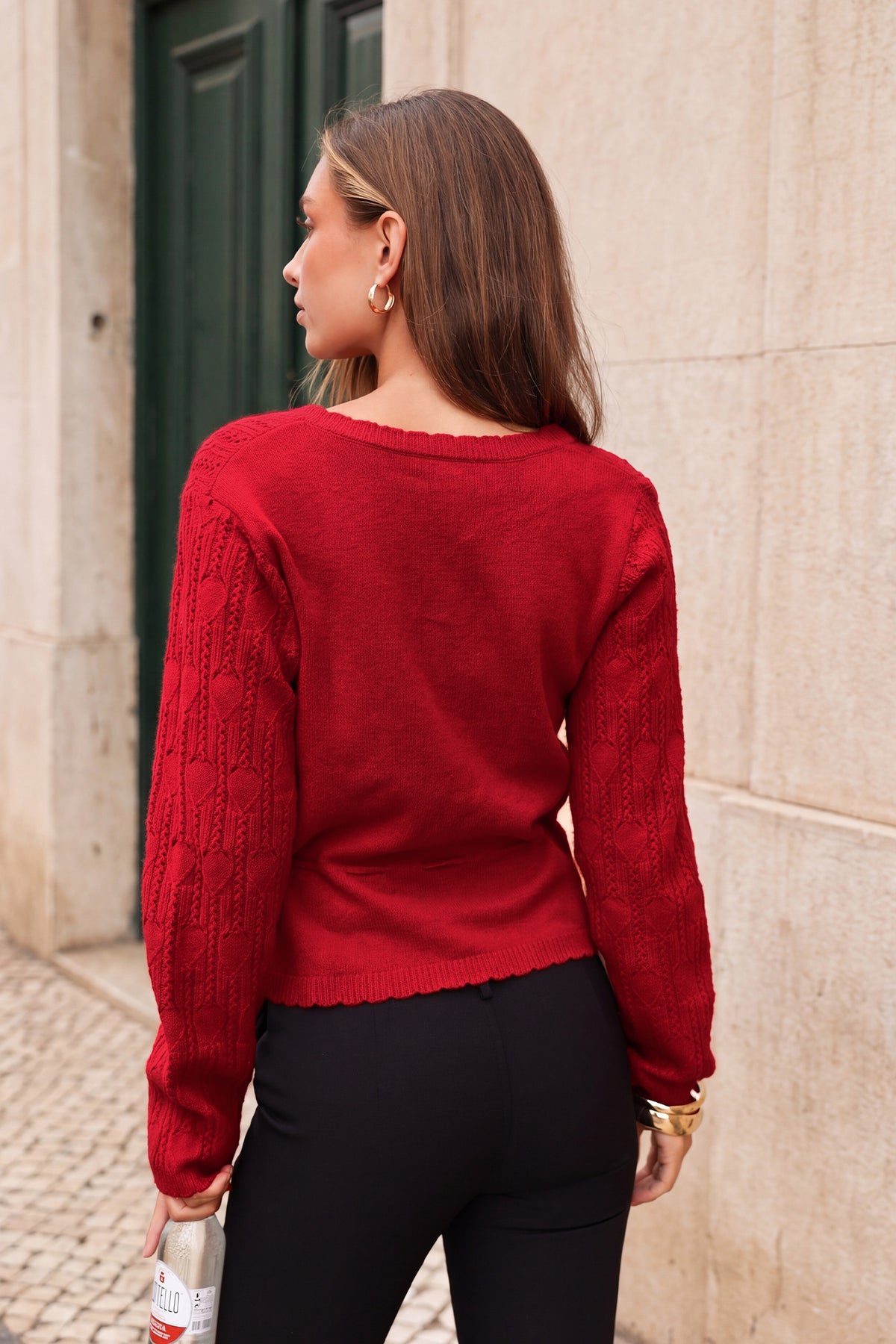 Lovestruck Red Cardigan