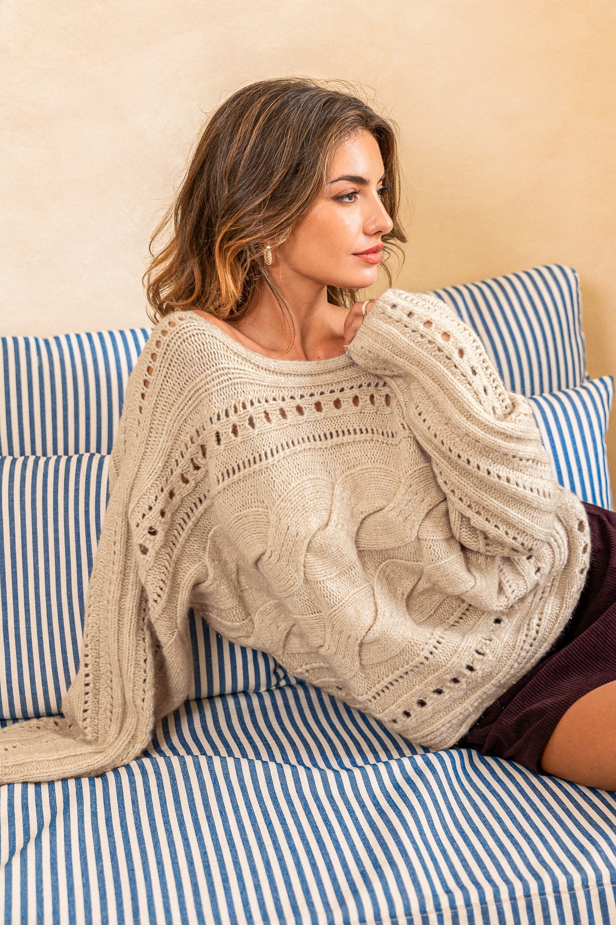 Low Key Beige Sweater