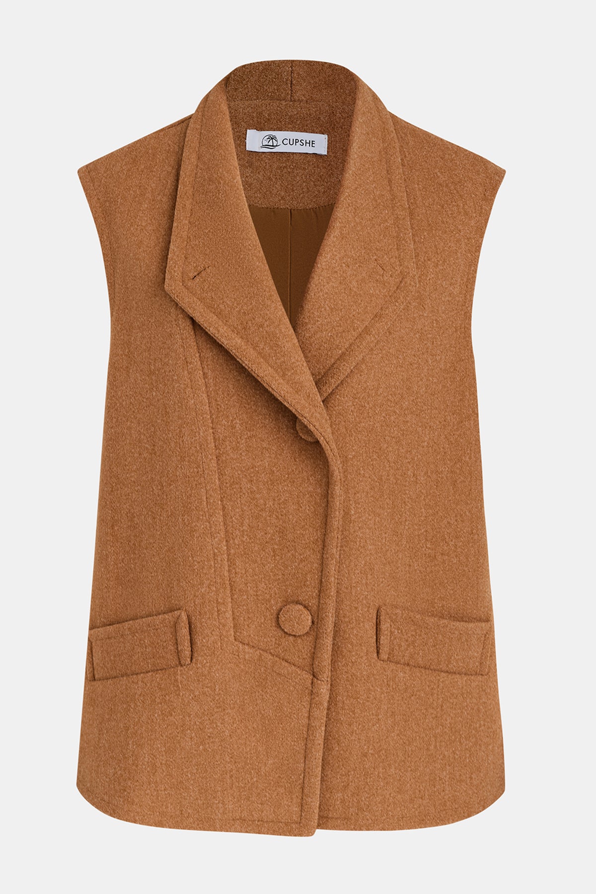 Maple Glow Brown Vest