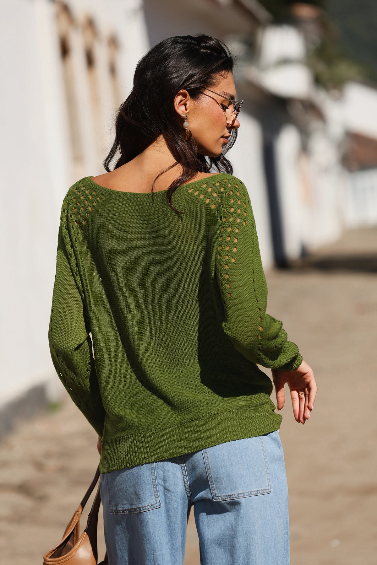 Meadow Morning Green Sweater