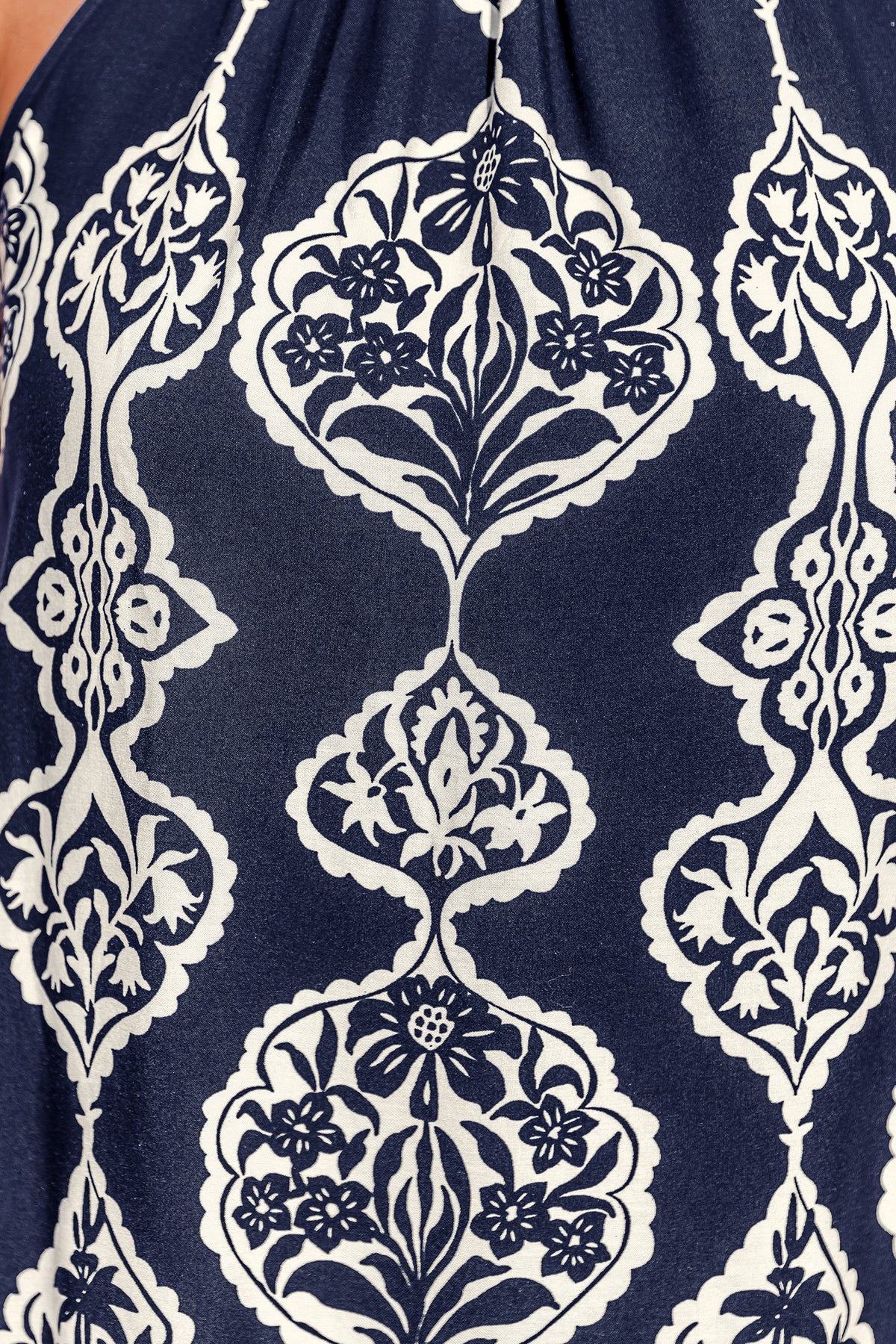 Midnight Floral Print Mini Dress