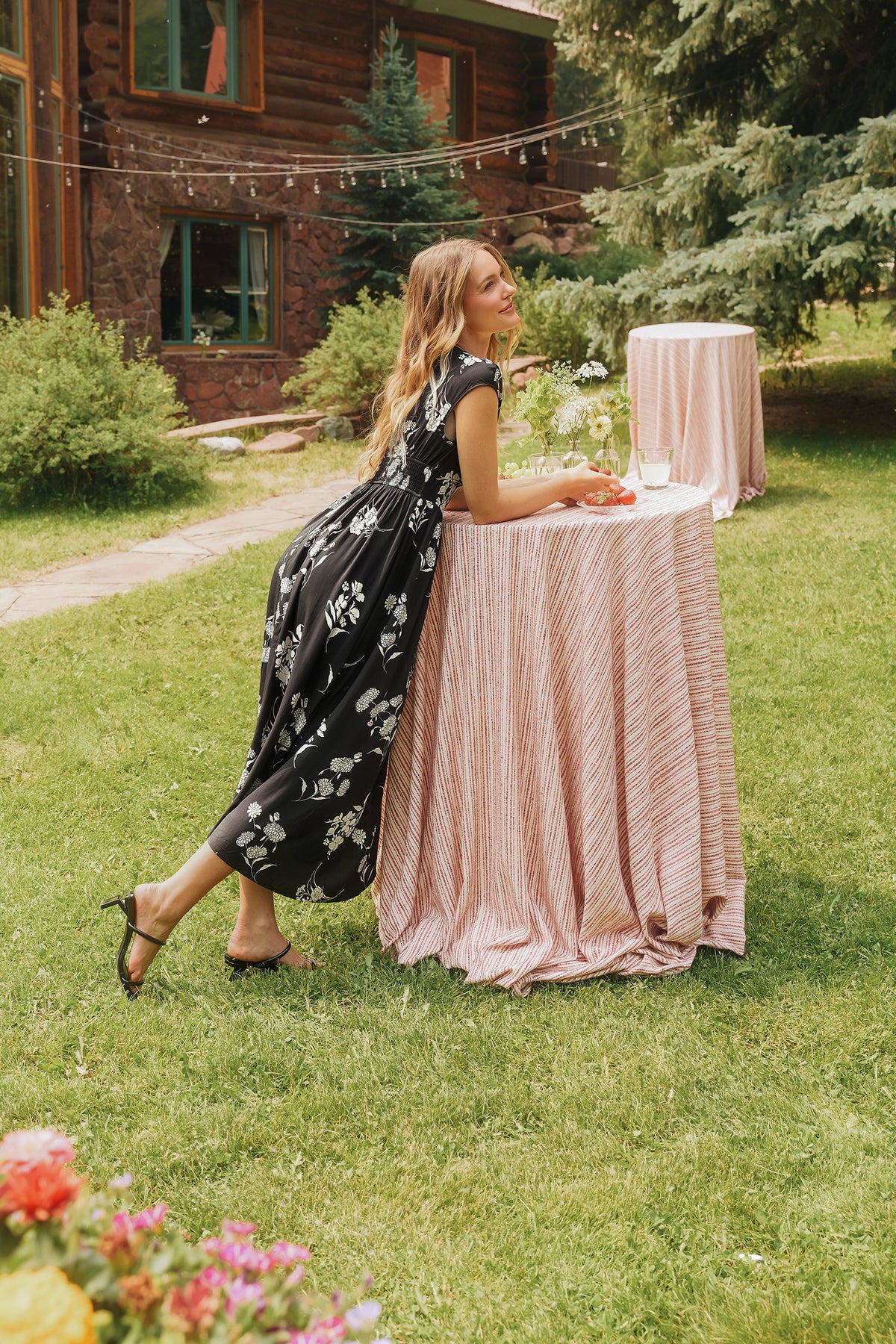 Sunset Social Floral Maxi Dress