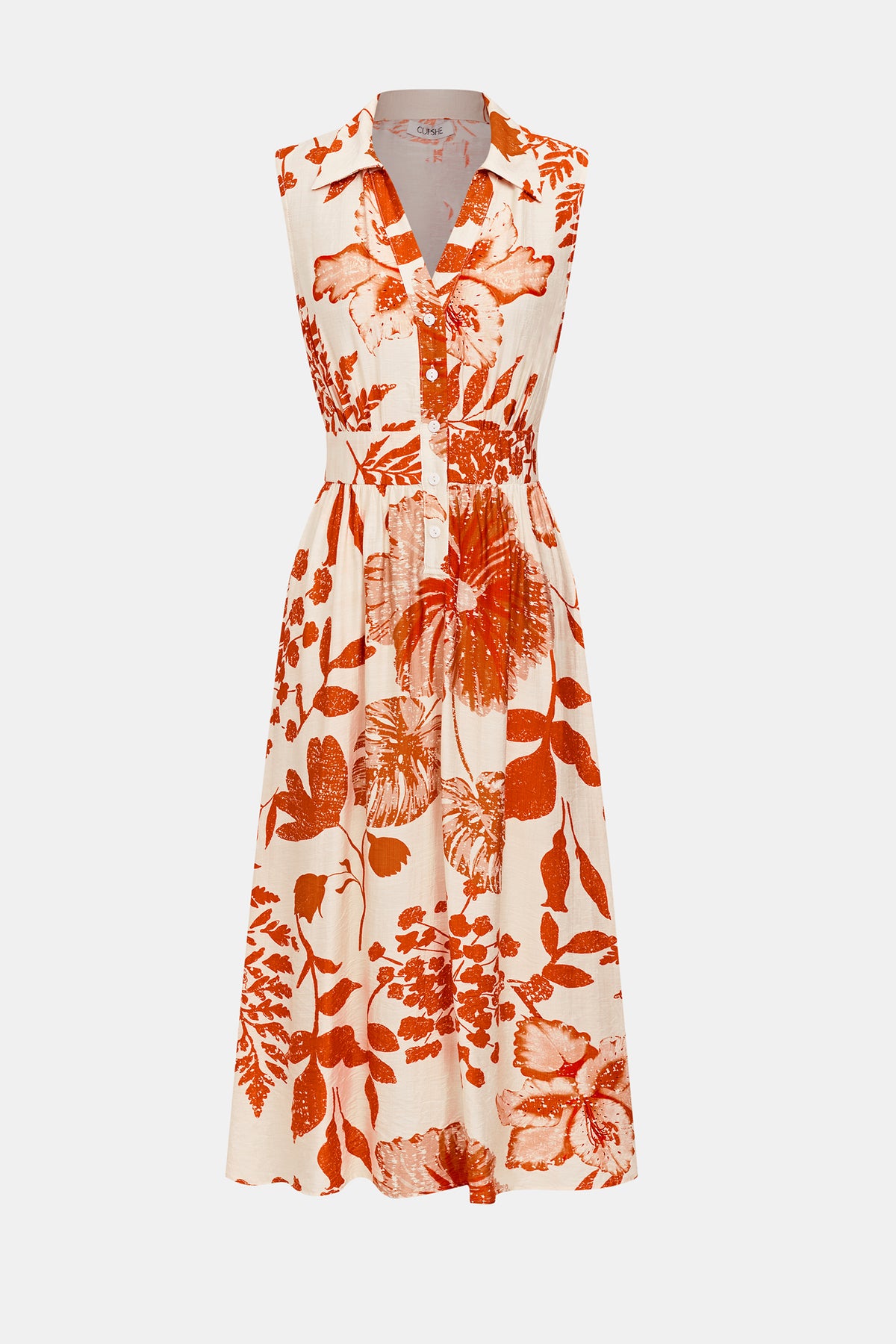 Mountain View Floral Midi Dress