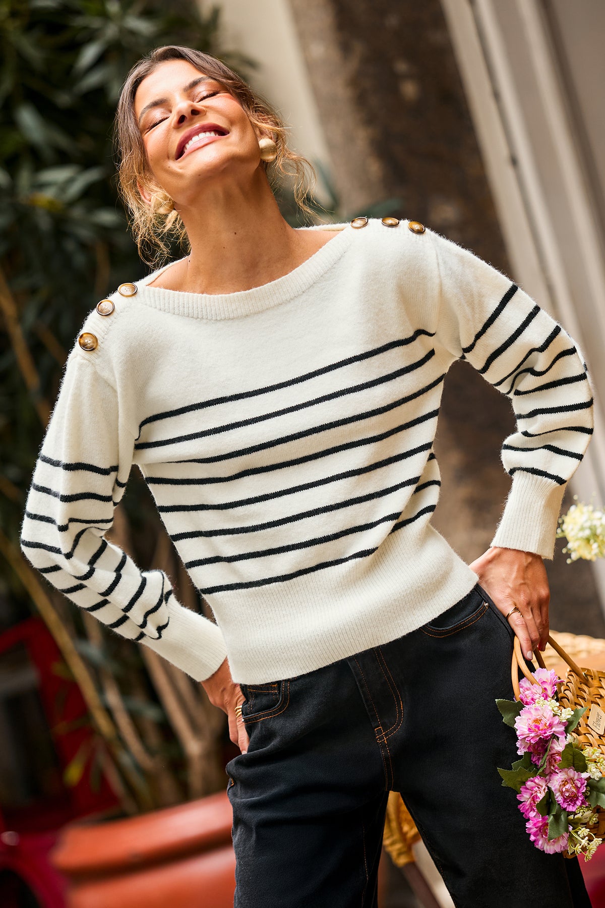 Nantucket Striped Sweater
