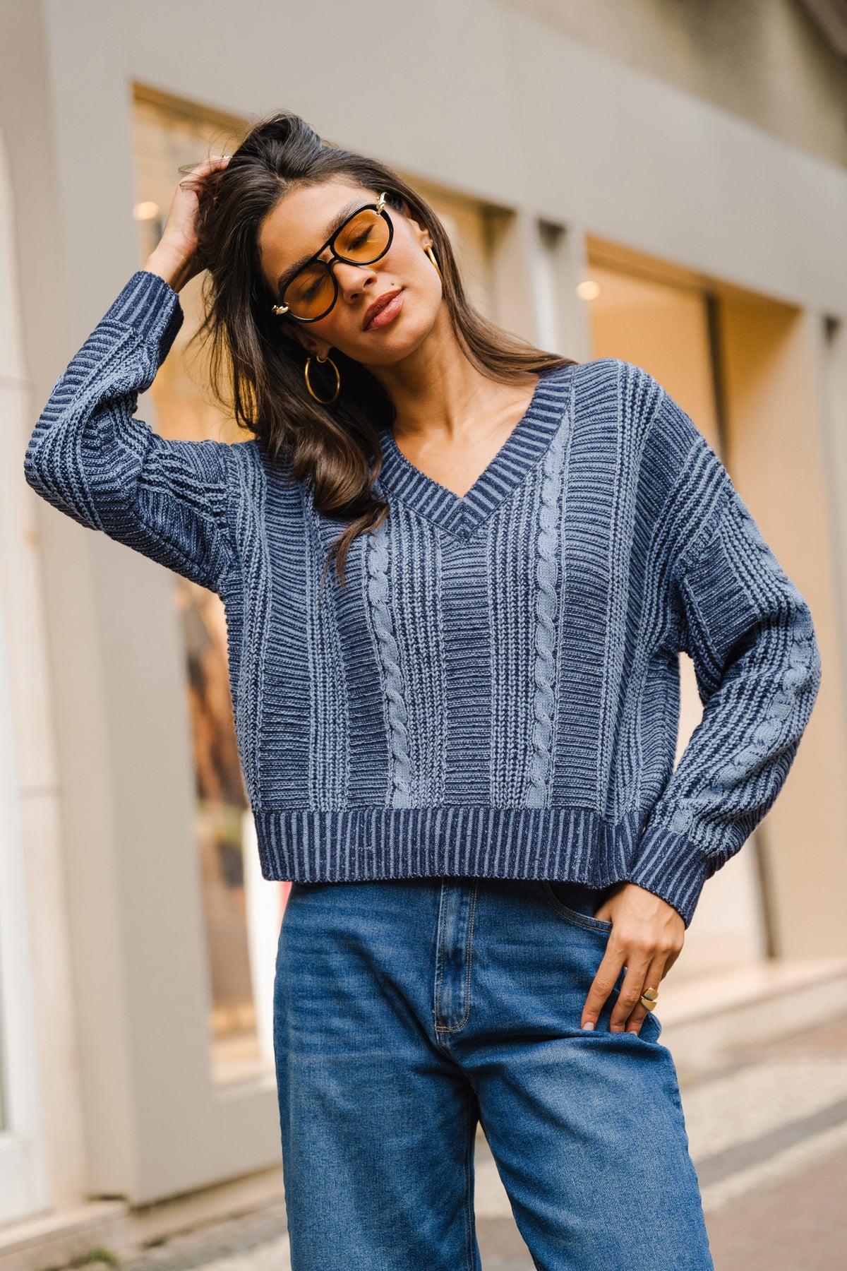 Natural Talent Blue Sweater
