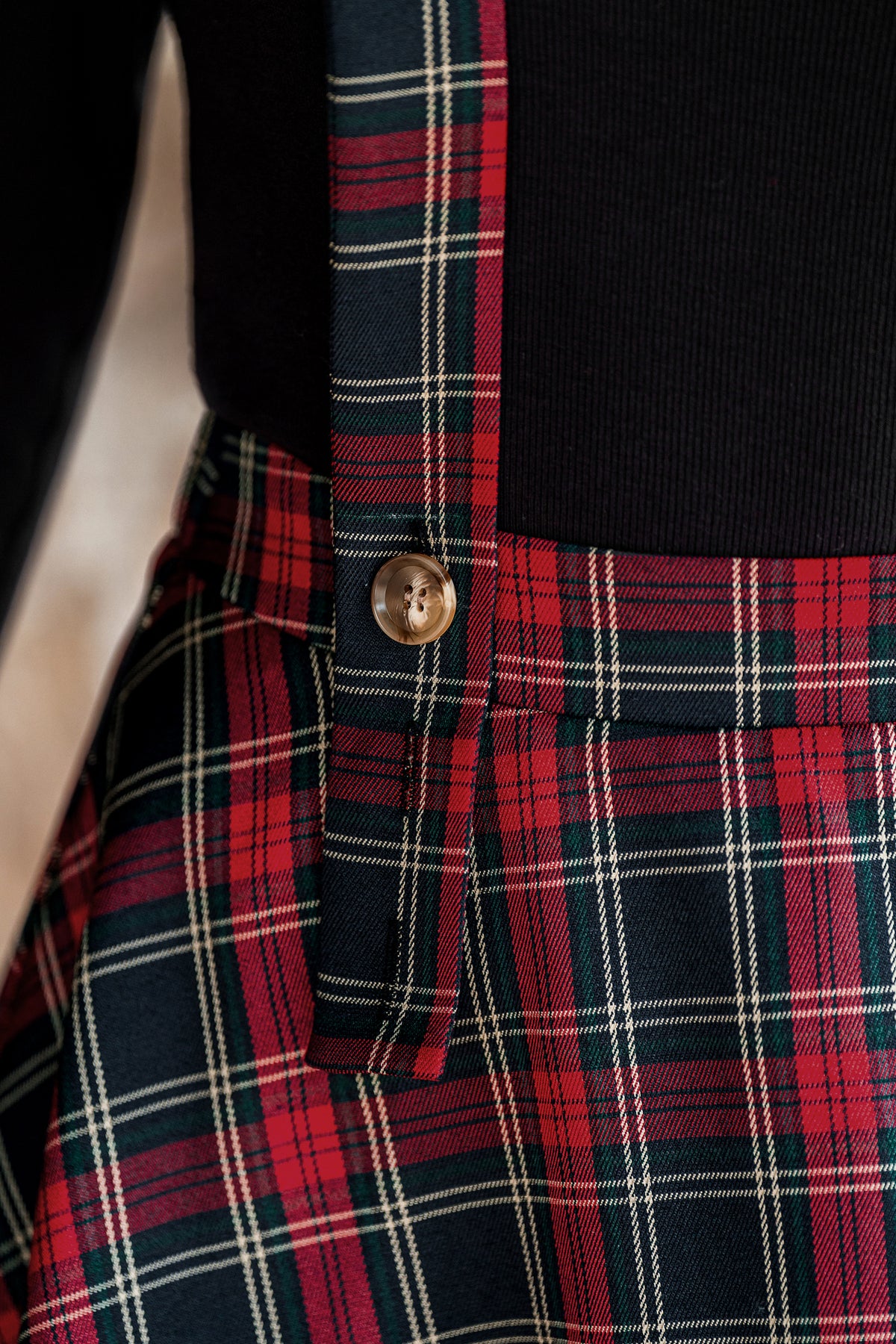 New Chapter Plaid Mini Skirt