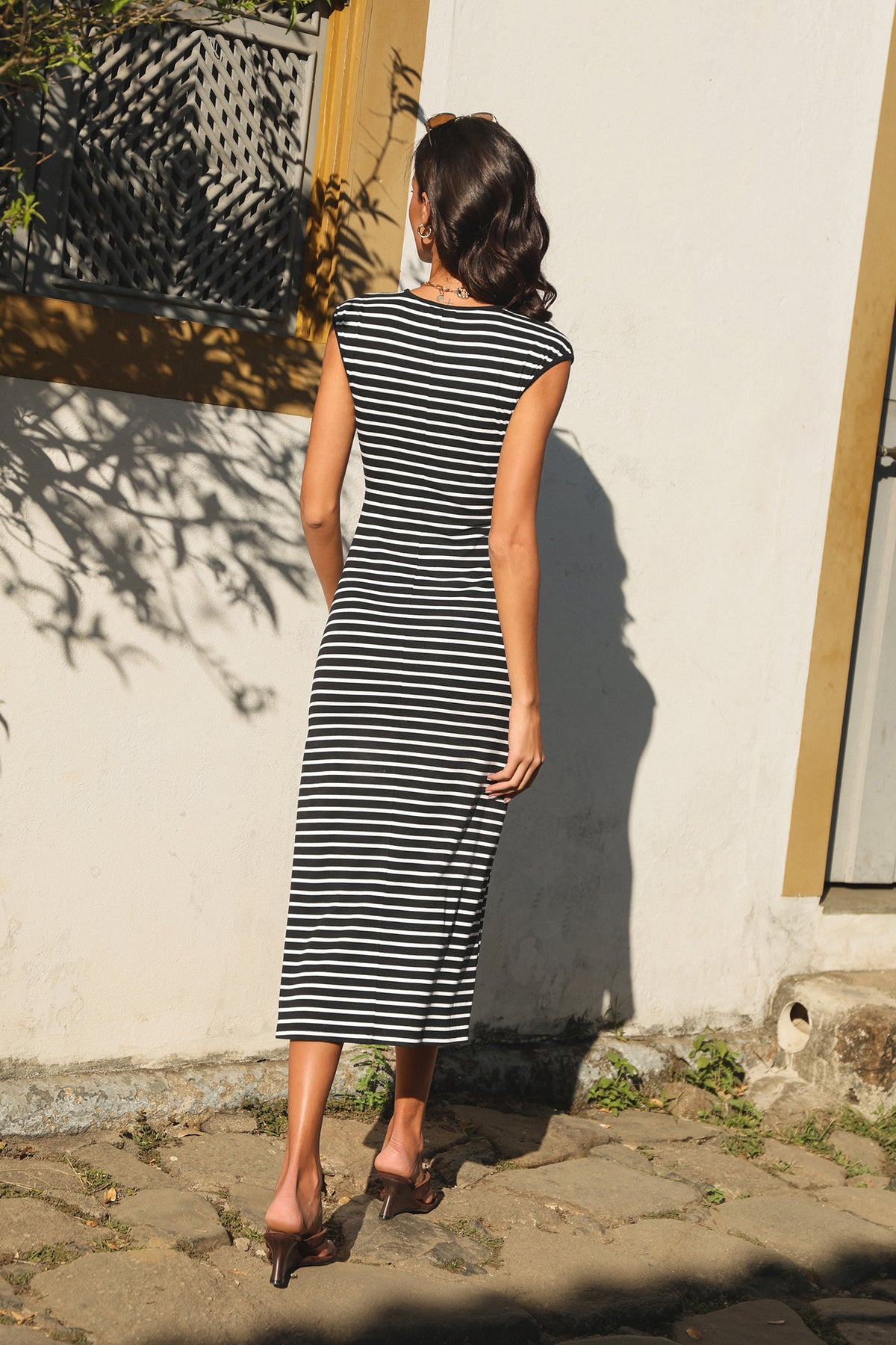 New Look Striped Maxi Dress