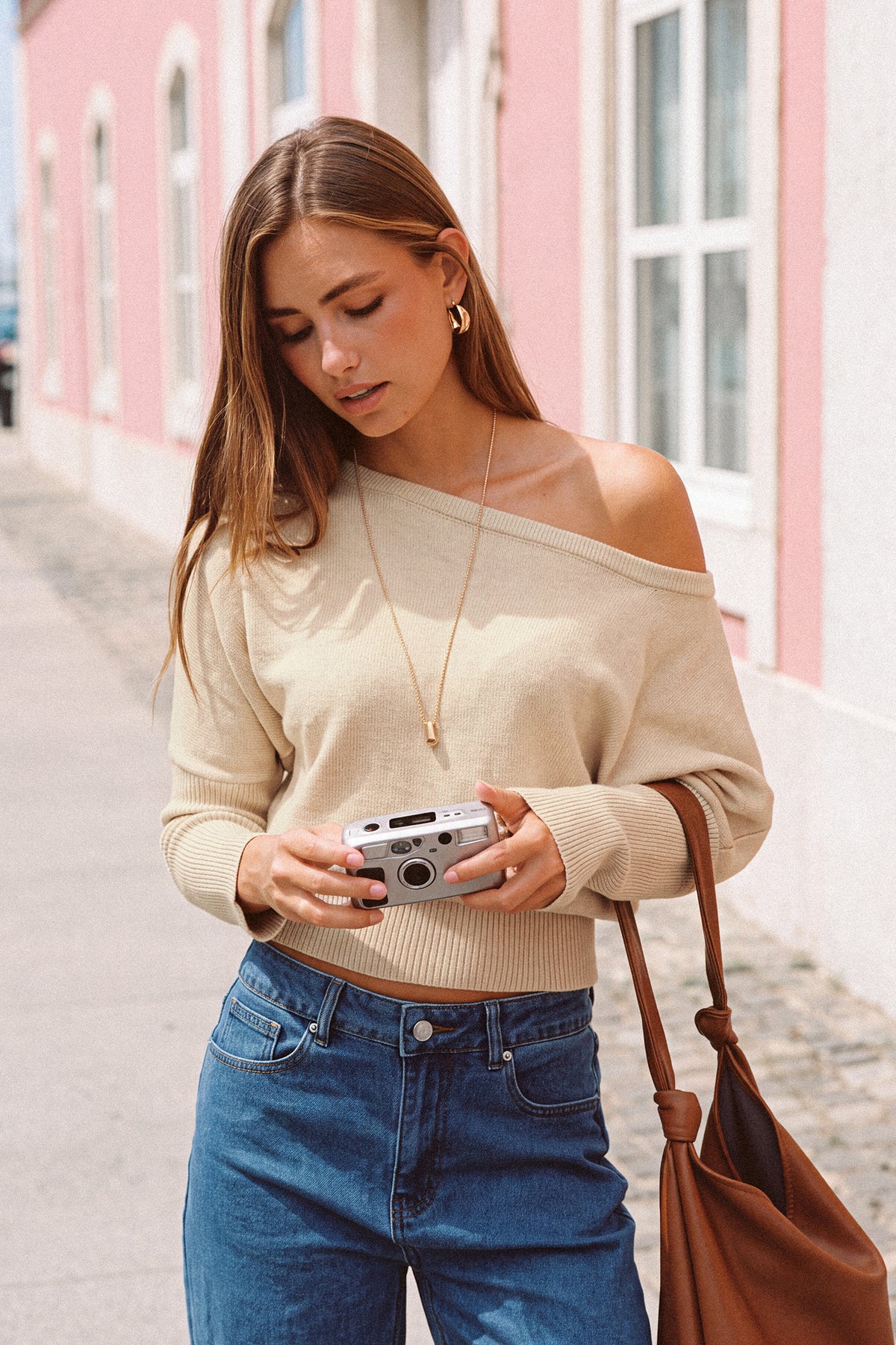 New Mood Khaki Sweater